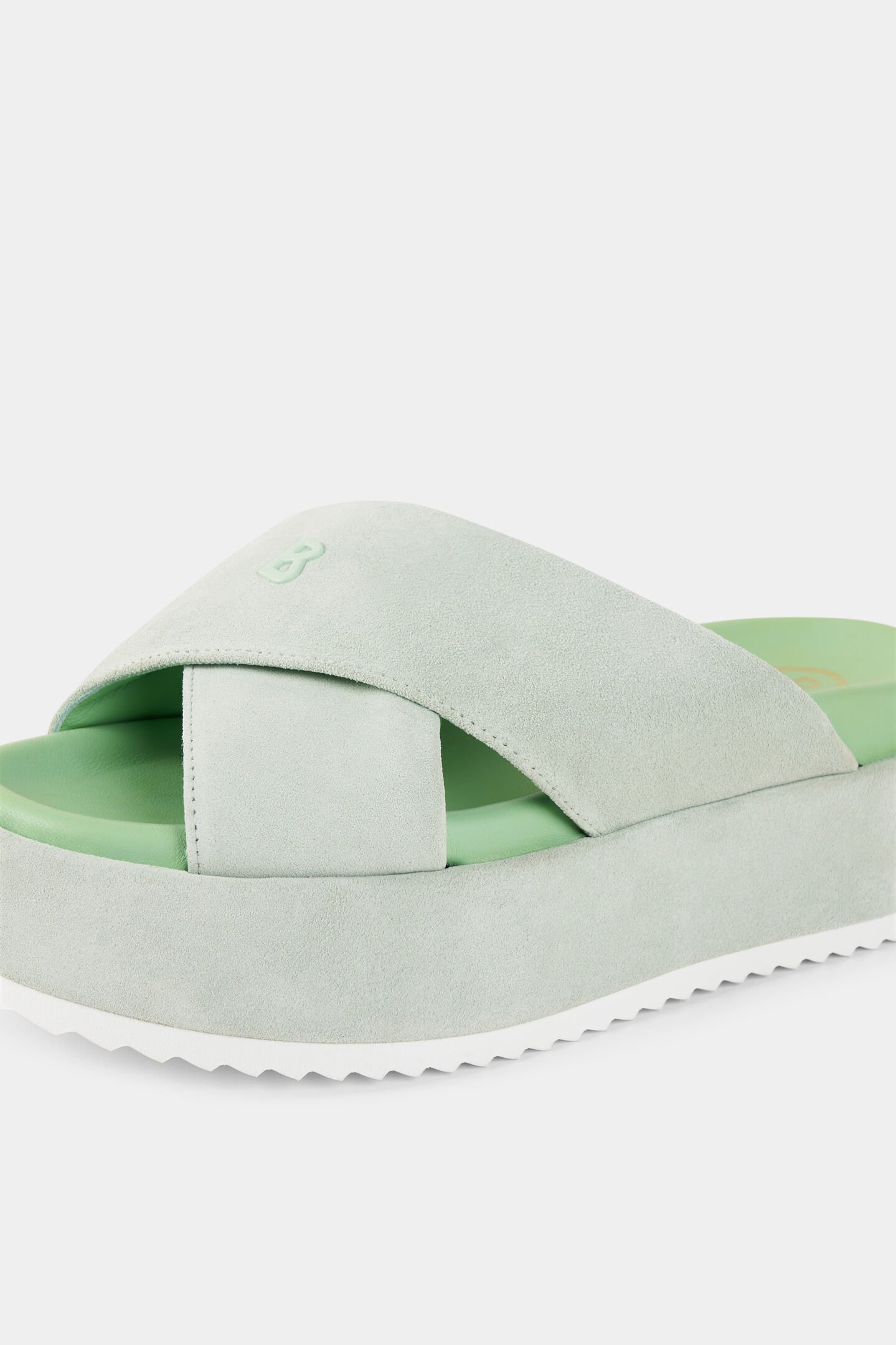 Sorrento platform sandals Mint