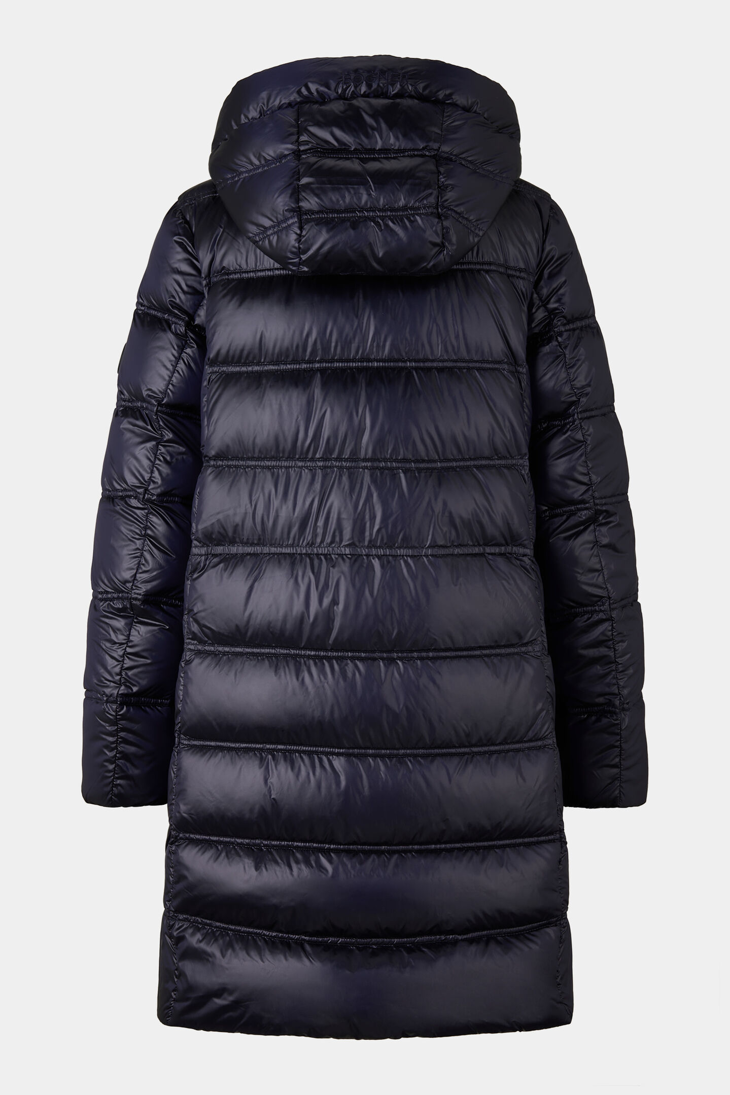Daunen-Kurzmantel Lynn Navy-Blau