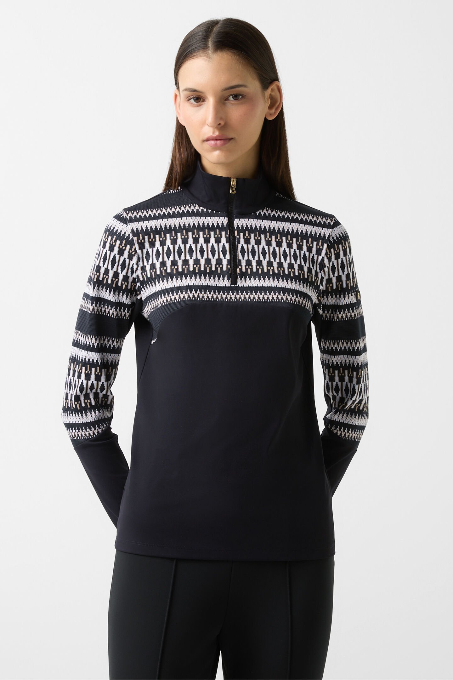 Jacquard first layer Jelissa Black/white