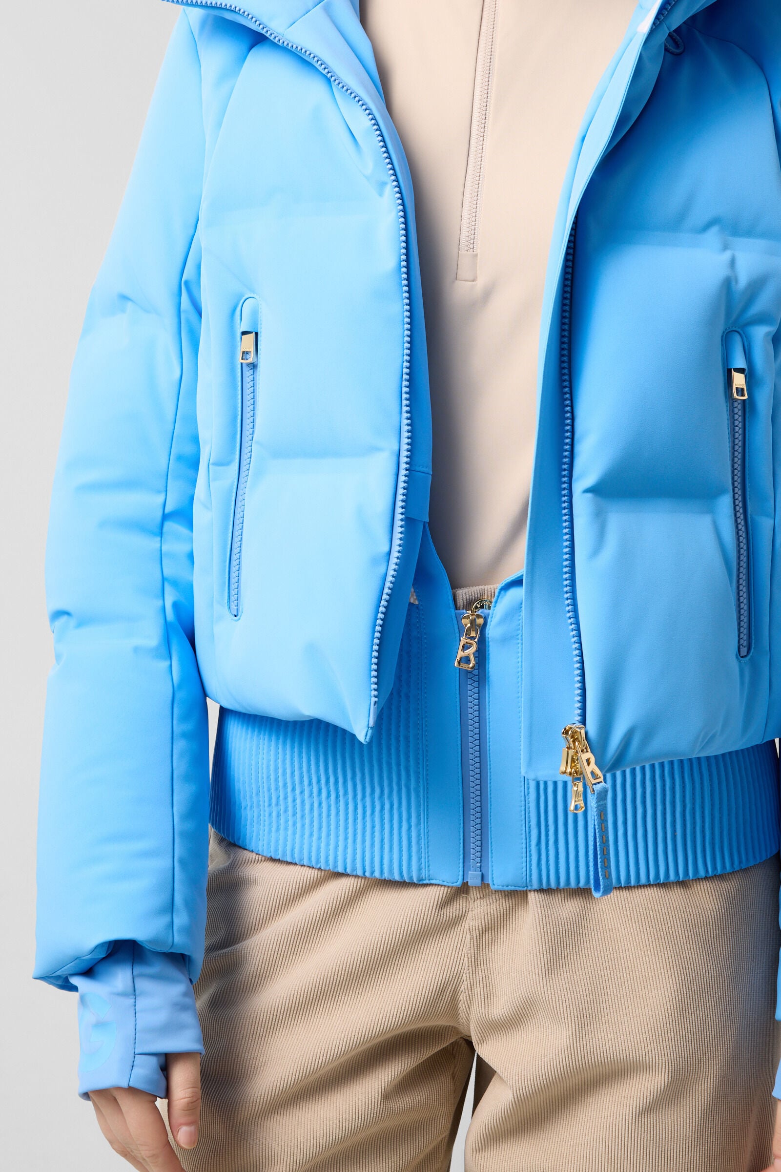 Dea Down Ski Jacket Cyan-blue