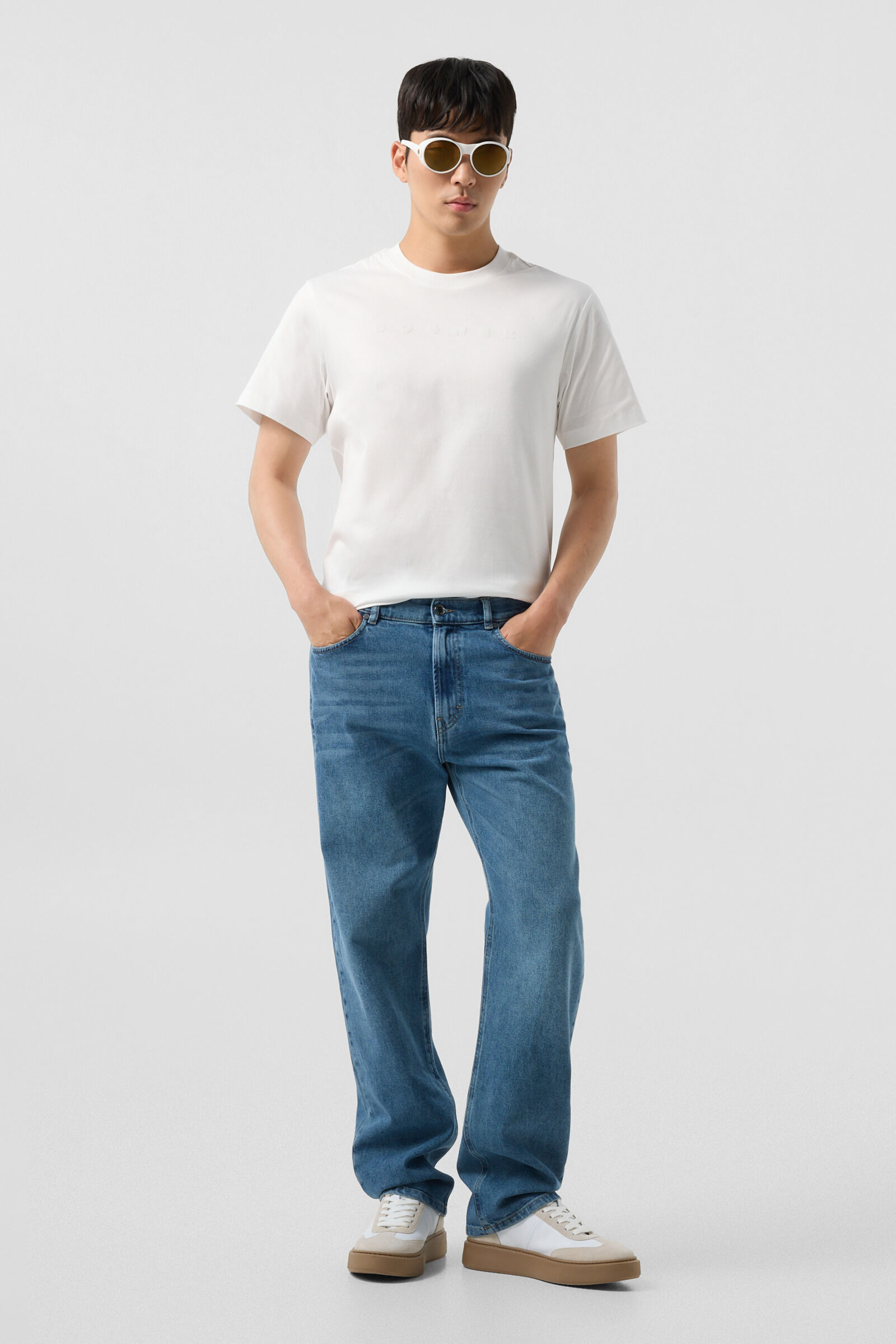 Cotton T-shirt Lukas White