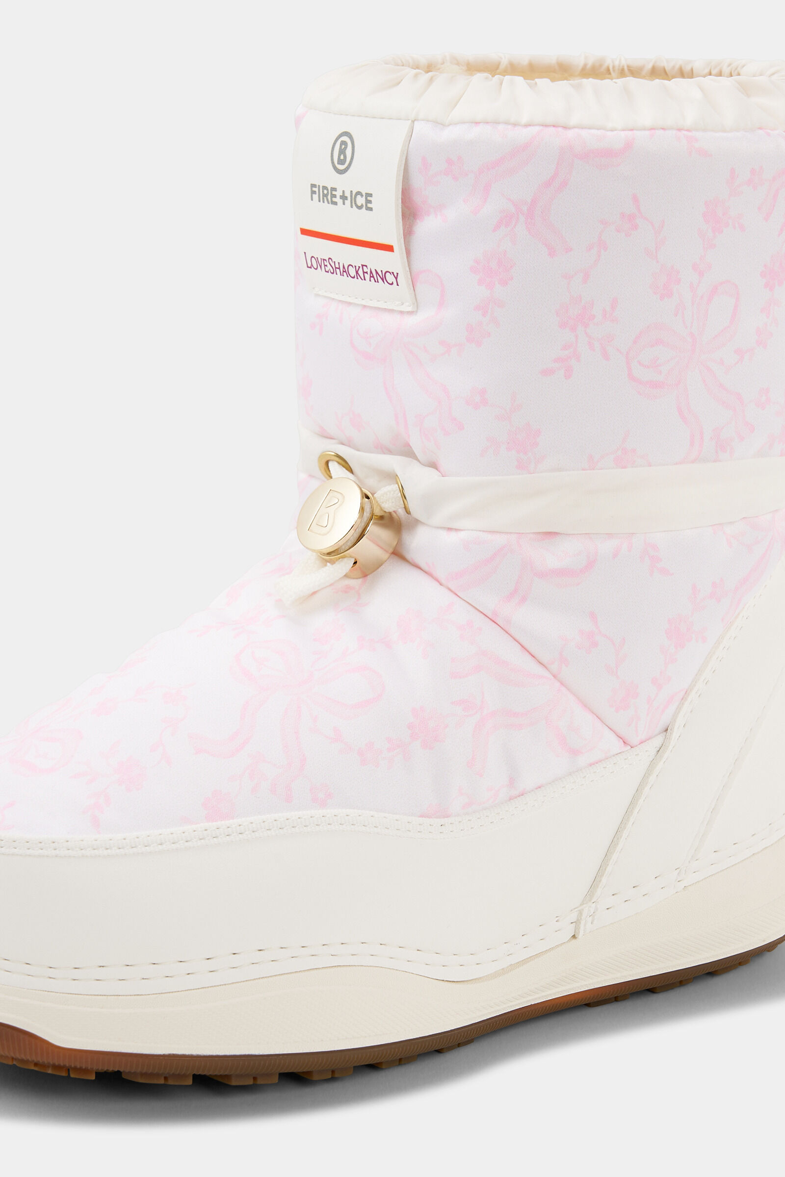 Kids snow boots La Plagne Pink/Off-White