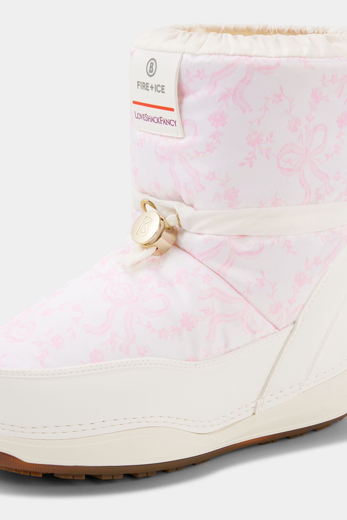 Kids snow boots La Plagne Pink/Off-White