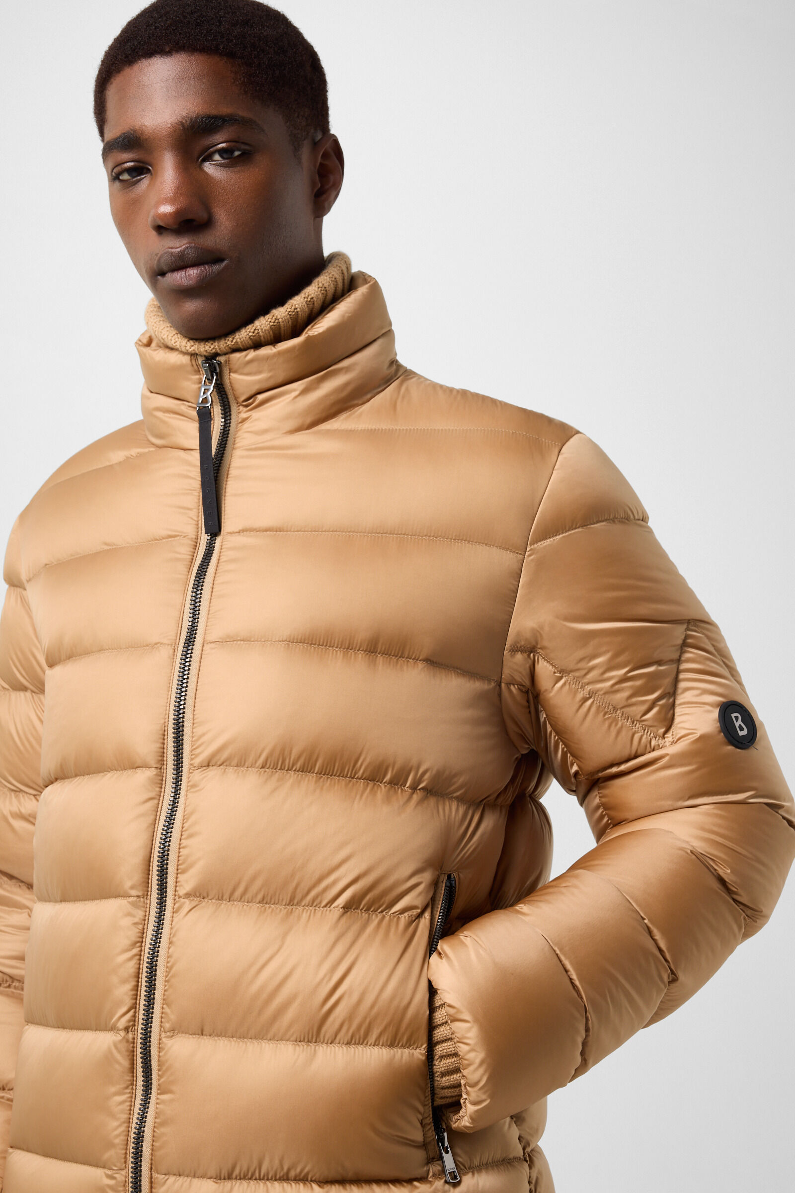 Daunenjacke Hugh Camel