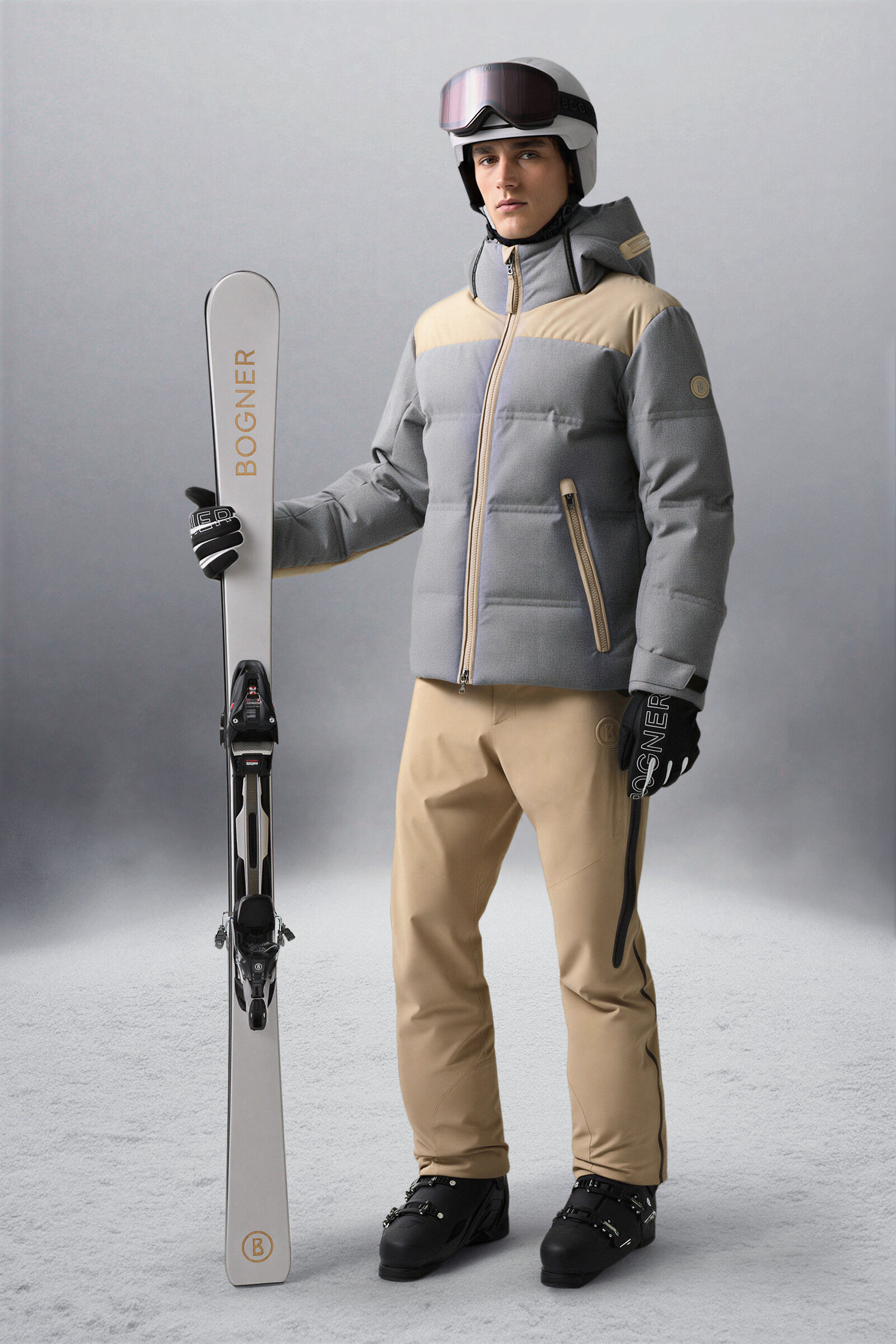 Ski Look Wali Grey/Beige 
