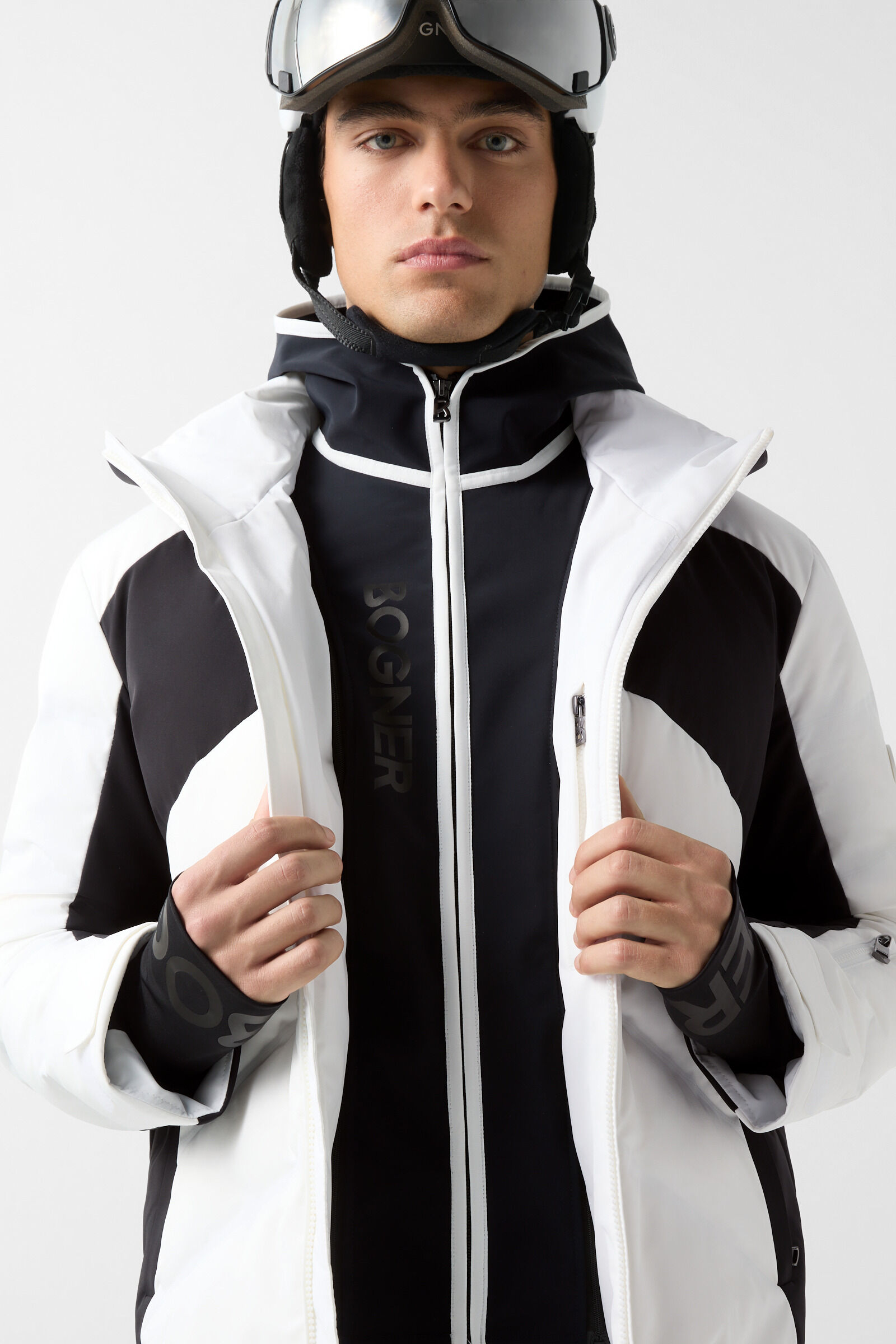 Jervis ski jacket White/black