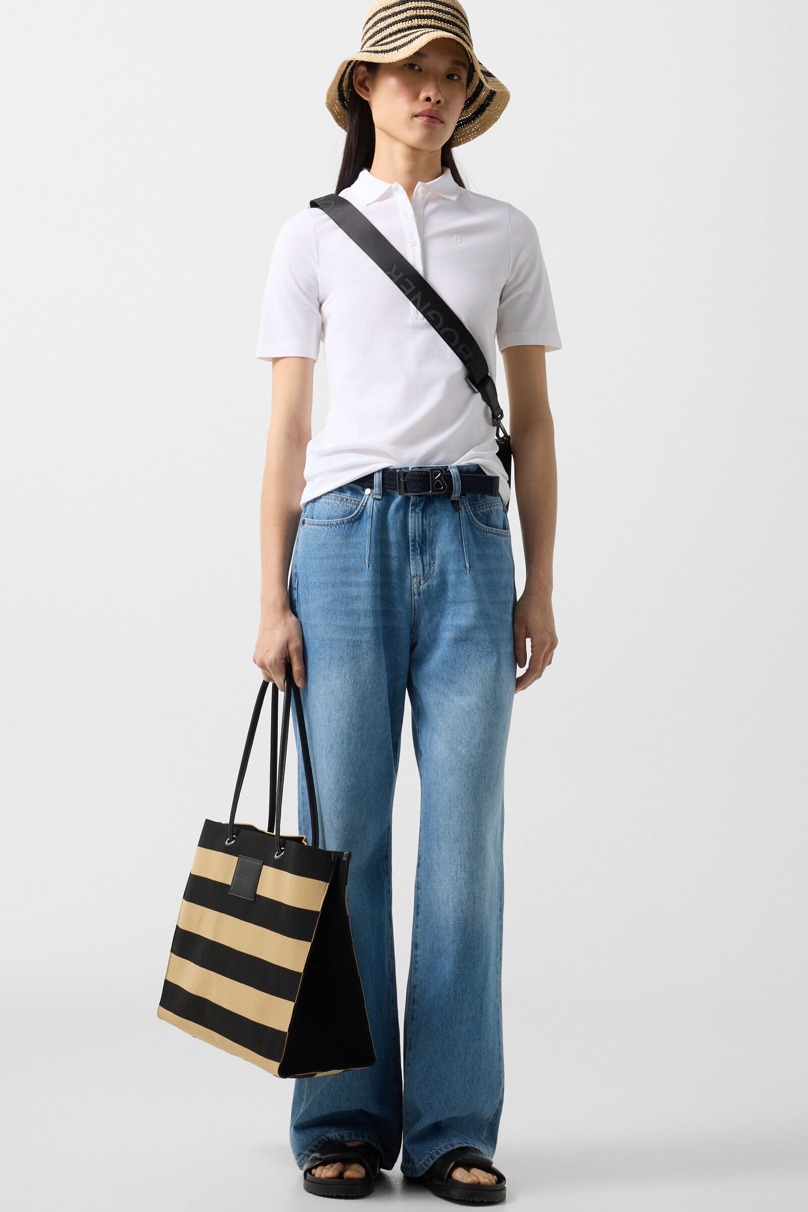 Malika polo shirt White