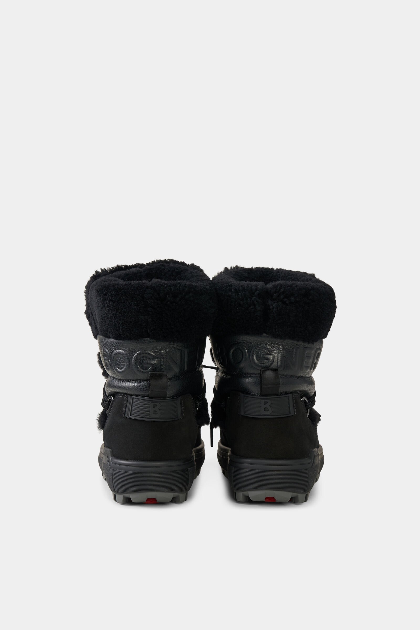 Chamonix snow boots with spikes Black