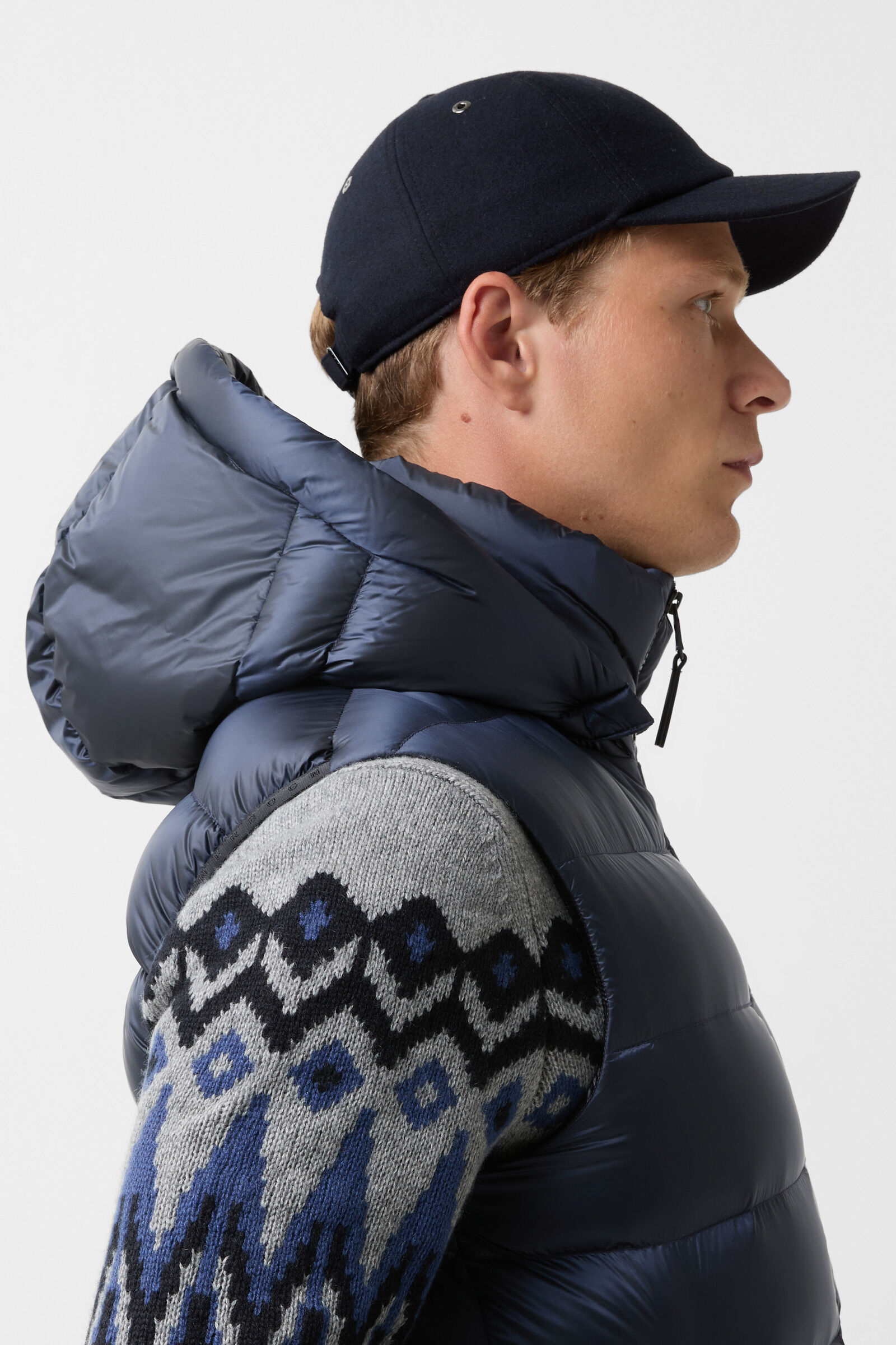 Holger donsgilet Donkerblauw