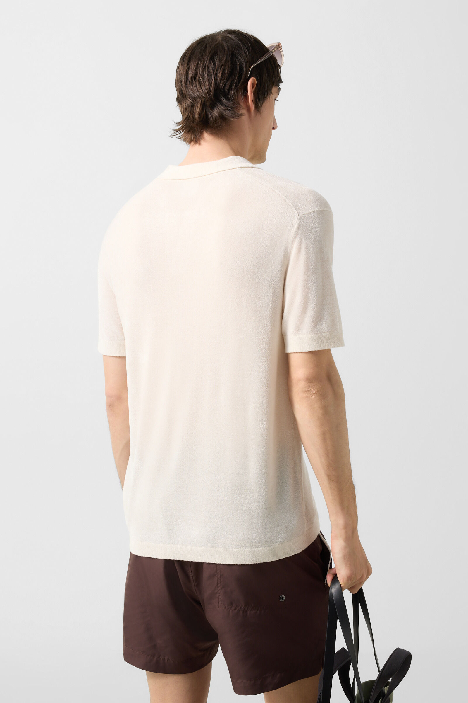 Finn knitted polo shirt Off-White
