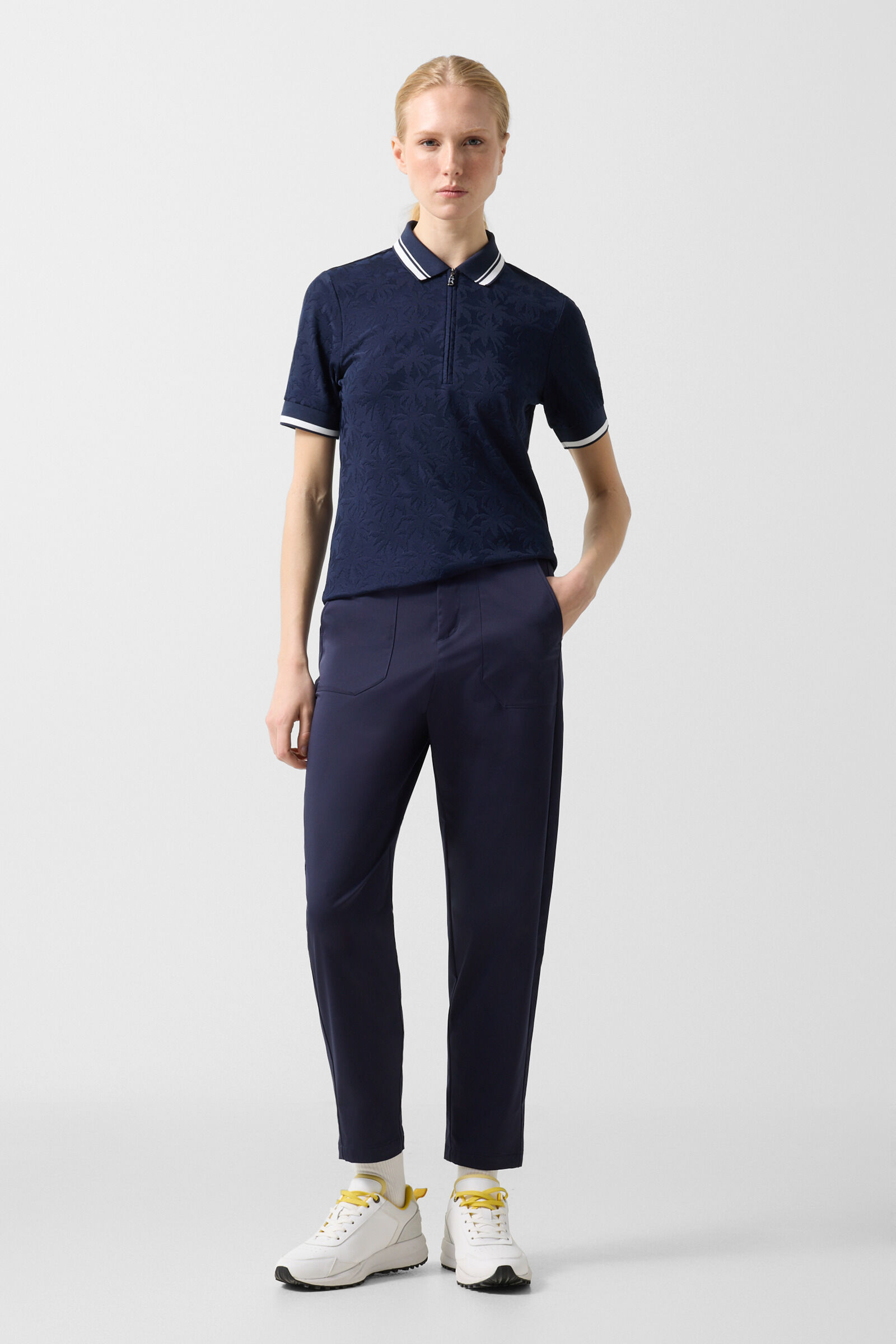 Konny functional short-sleeved top Navy blue