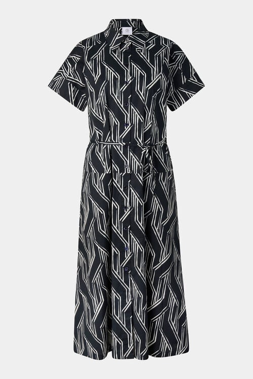 Roxana shirt dress Navy blue/off-white