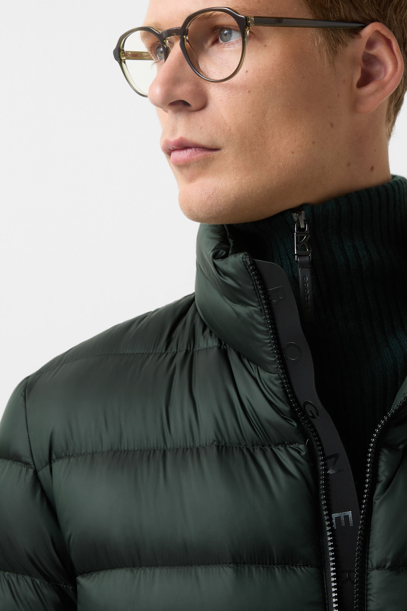 Hugh down jacket Dark green
