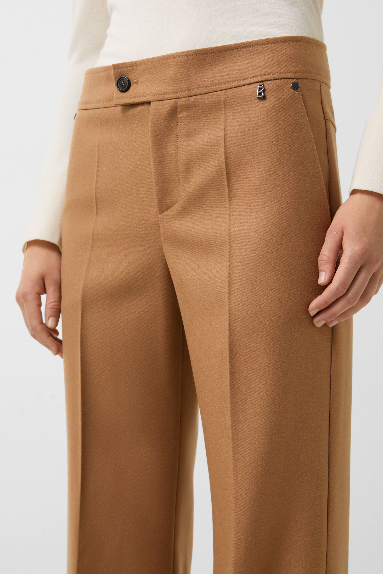 Pure new wool trousers Hermia Hazel