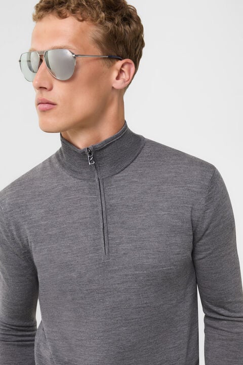 Ouri knitted troyer Grey Ouri knitted troyer Grey