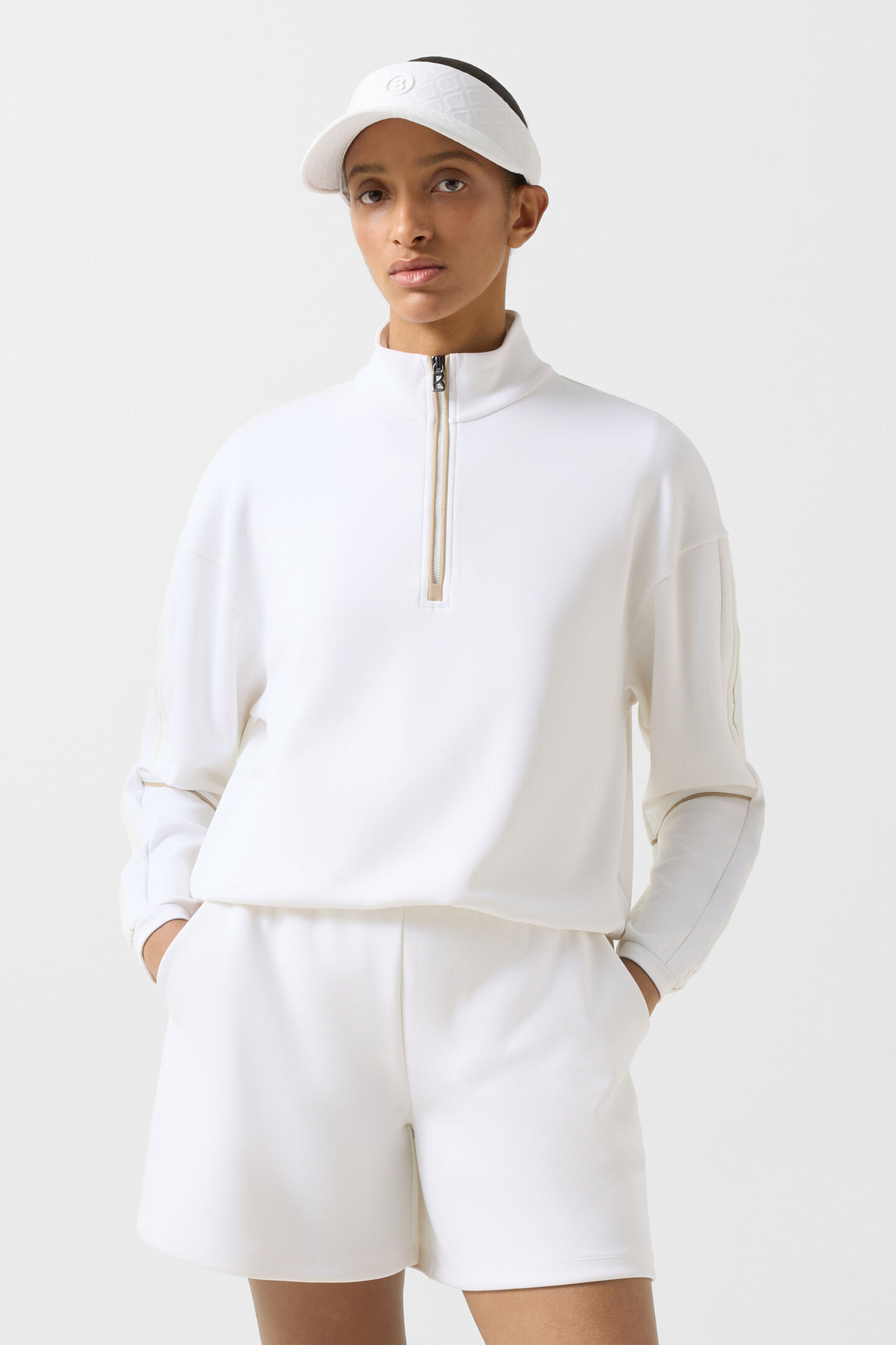 Floria sweat troyer White