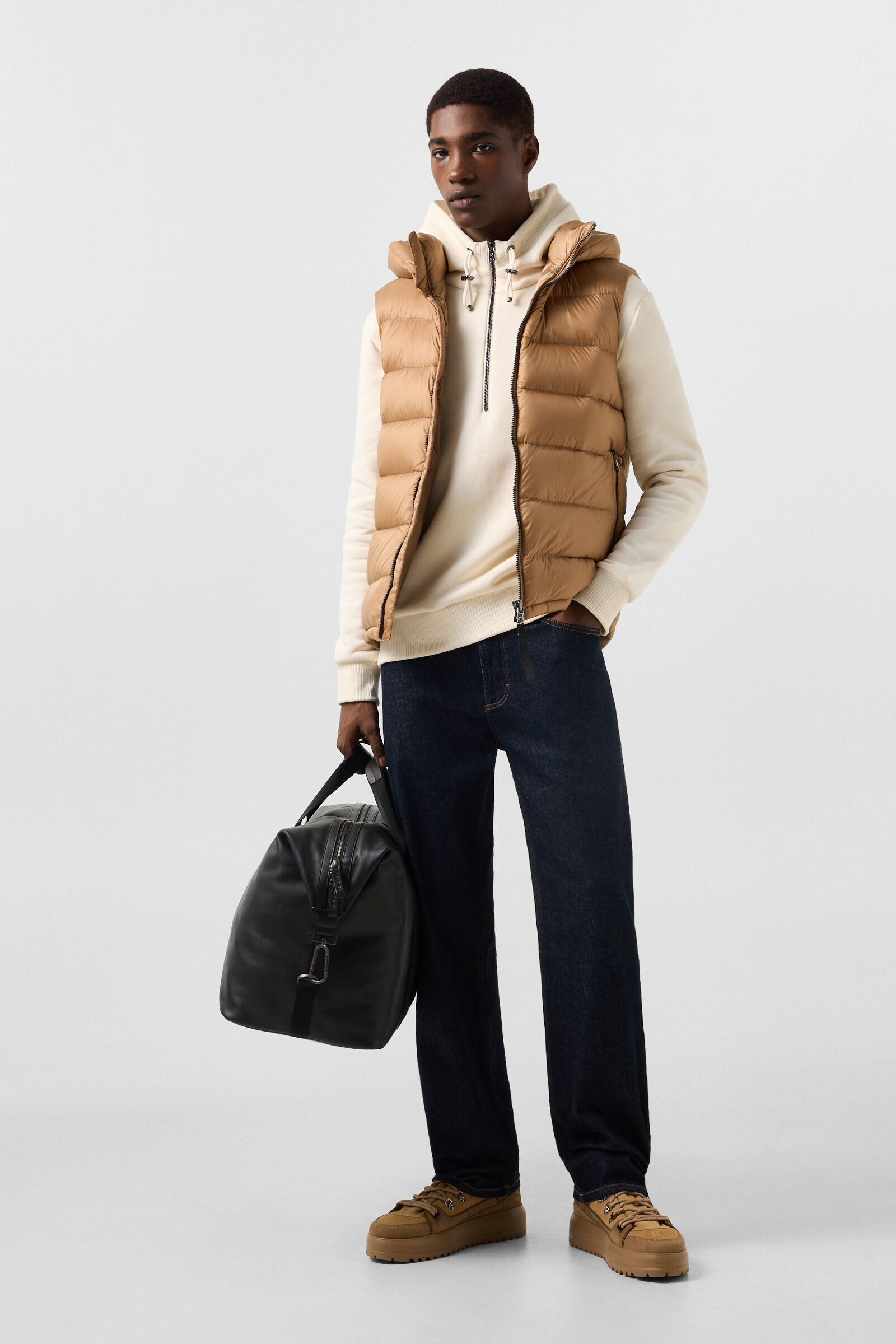 Holger down gilet Camel