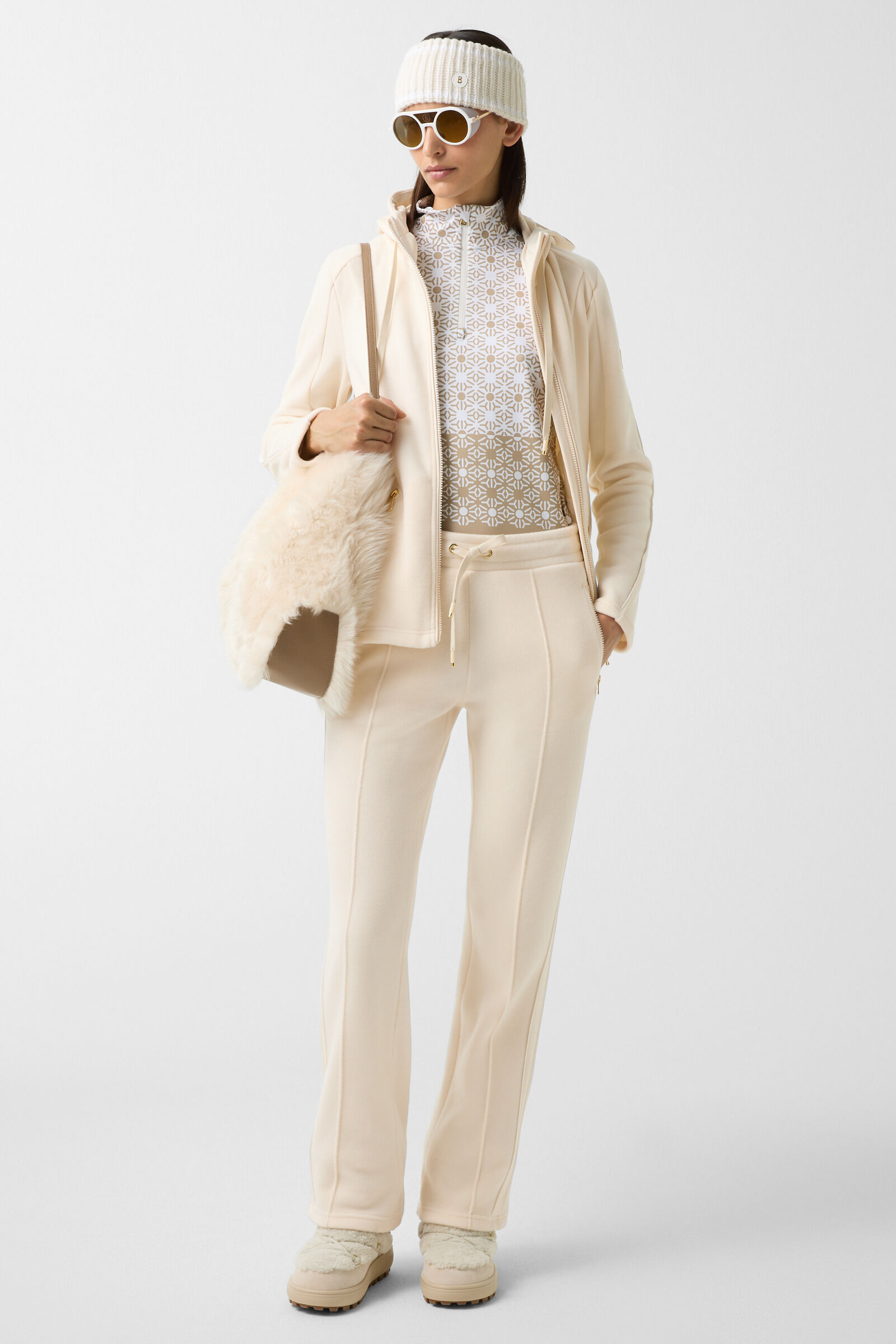 Florens fleece jacket Cream