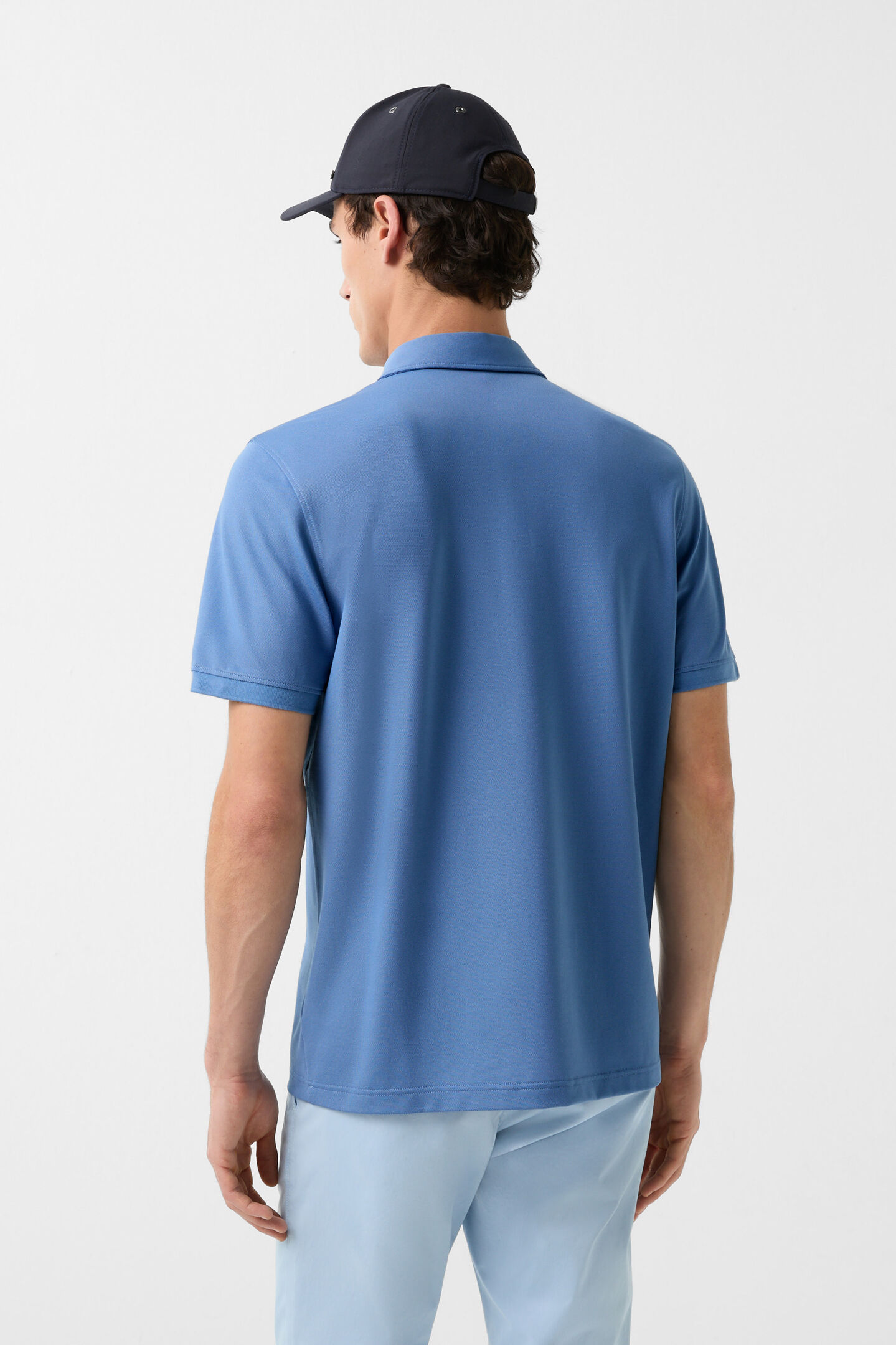 Polo-Shirt Timo Nebelblau