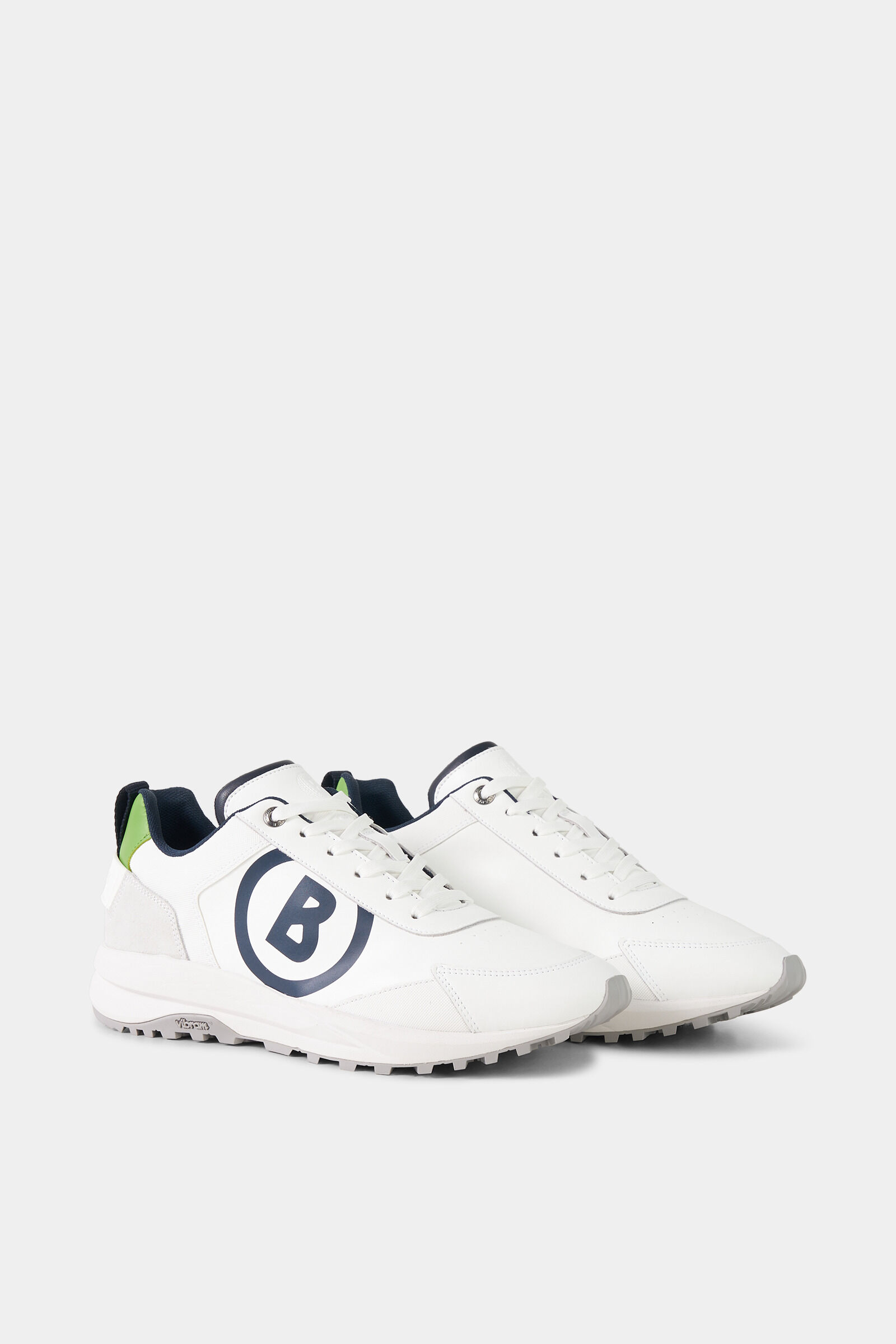 Golf Sneaker Wei&szlig;/Navy-Blau