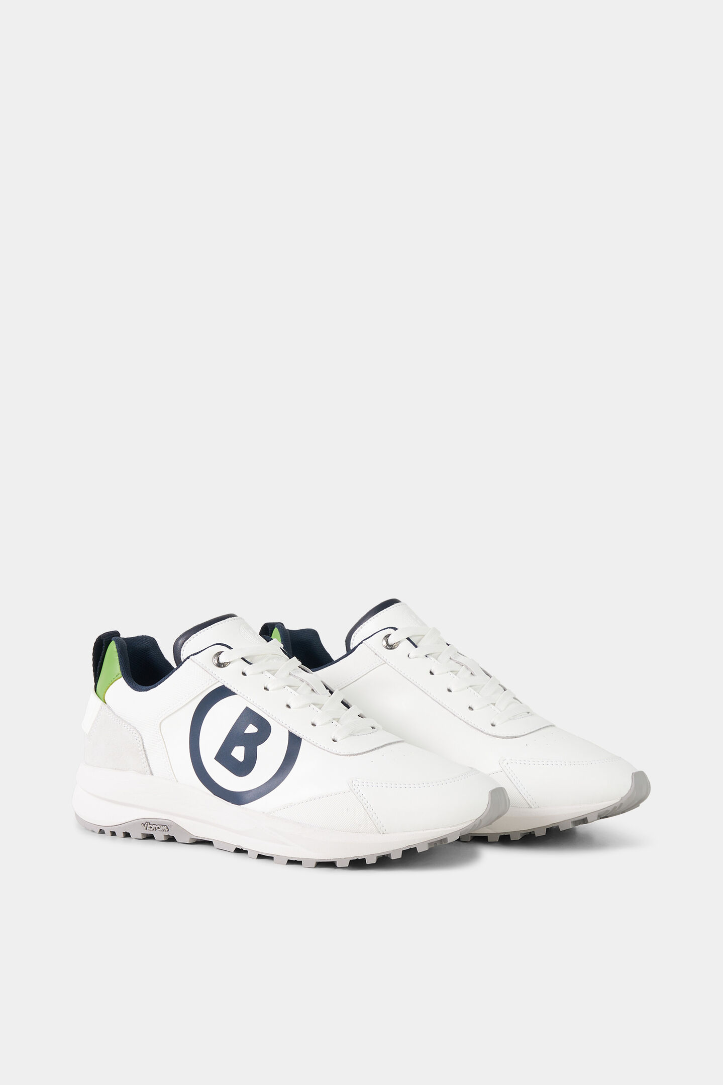 Golf Sneaker Wei&szlig;/Navy-Blau