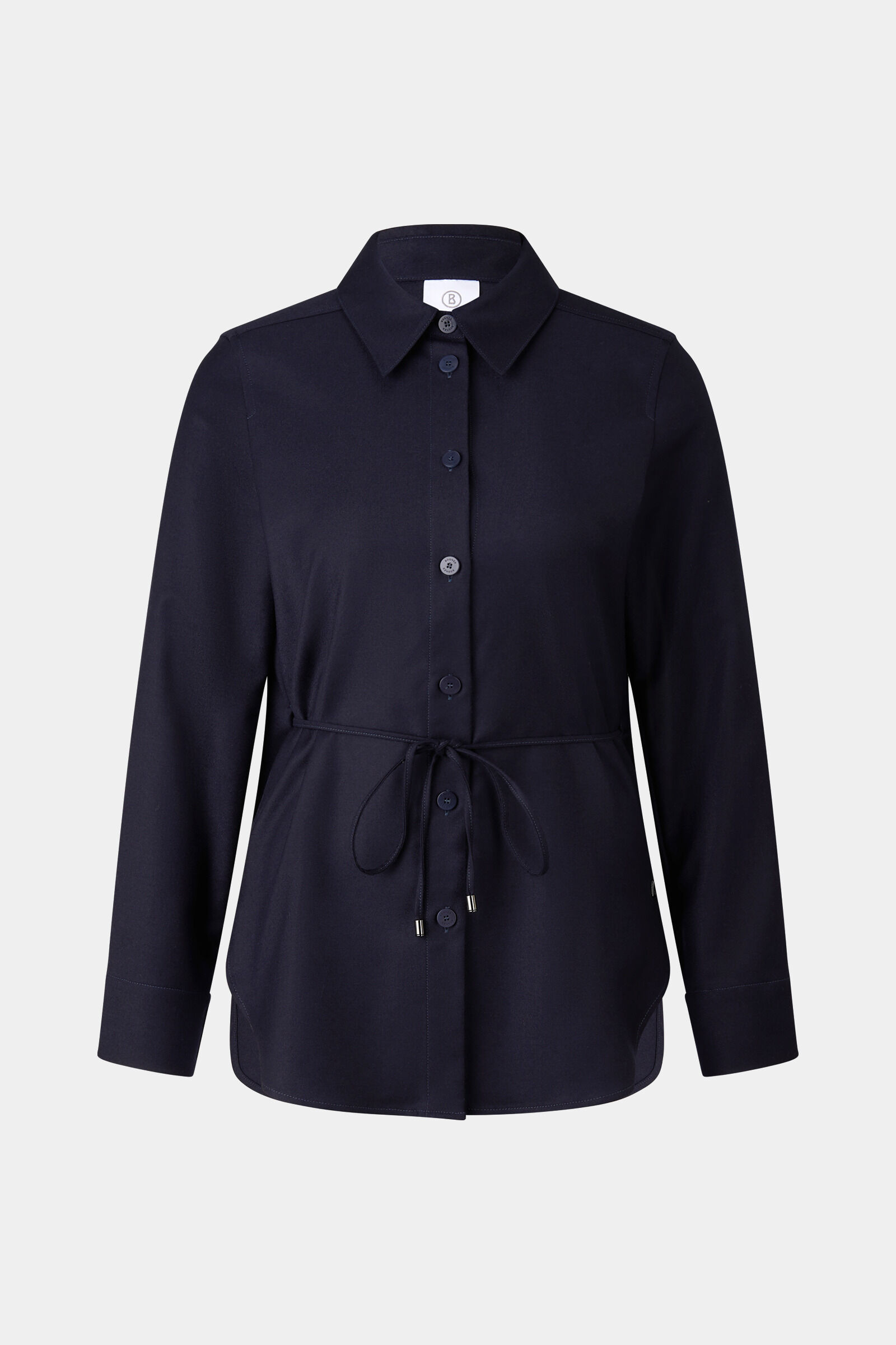 Ariela flannel blouse Navy blue