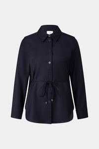 Ariela flannel blouse Navy blue Ariela flannel blouse Navy blue
