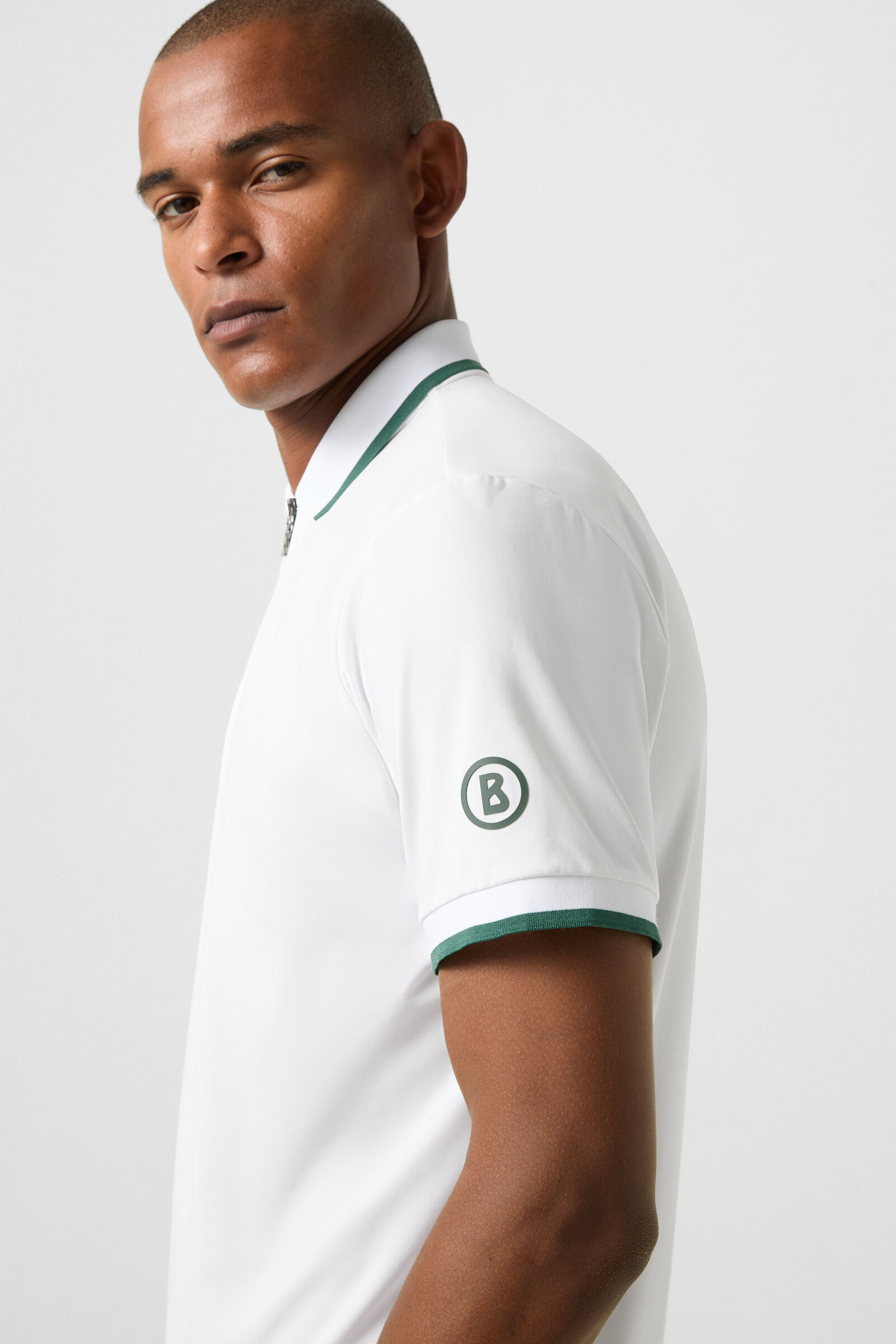 Funktions-Polo-Shirt Cody Wei&szlig;