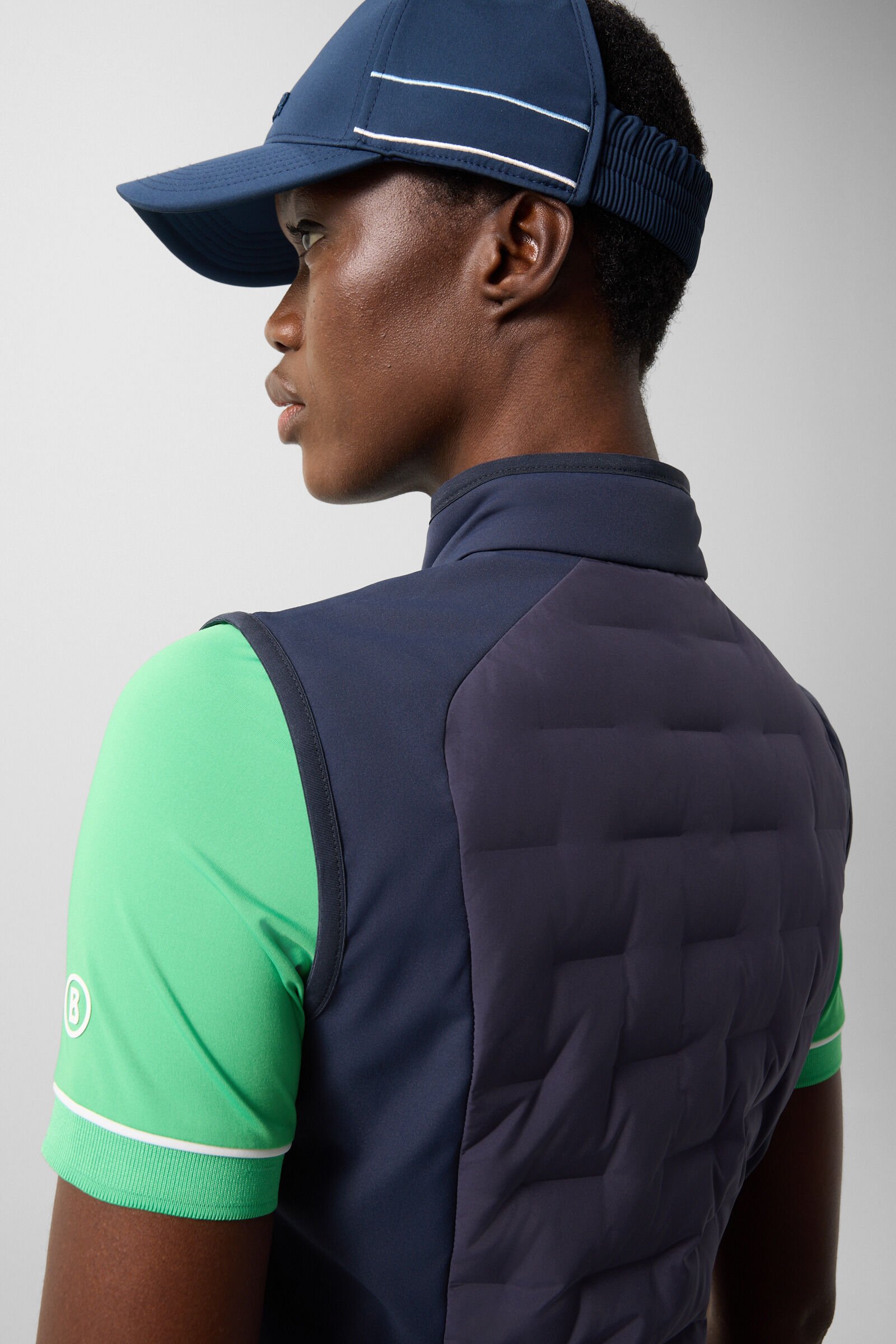 Lina hybrid waistcoat Navy blue