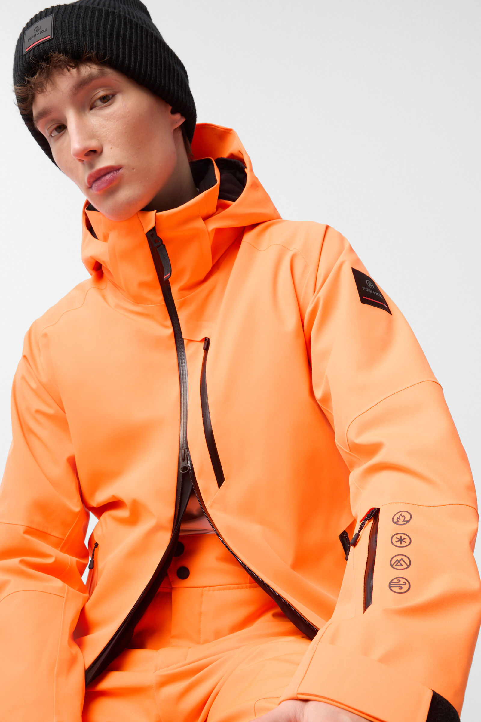 Skijacke Eason Orange