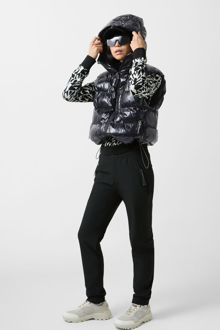 Naima quilted waistcoat Black Naima quilted waistcoat Black