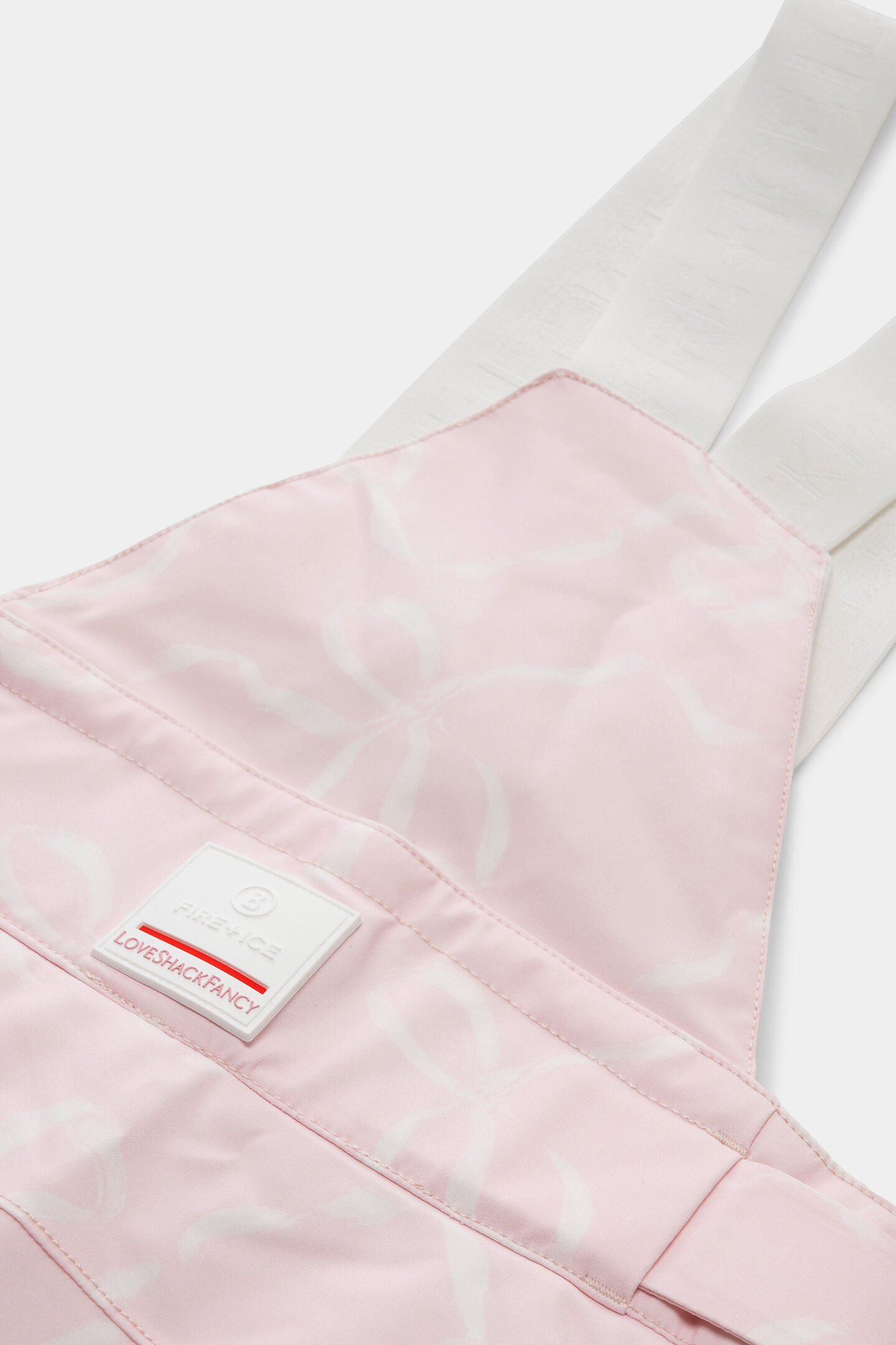 Kids ski pants Yuki Pink/Off-White