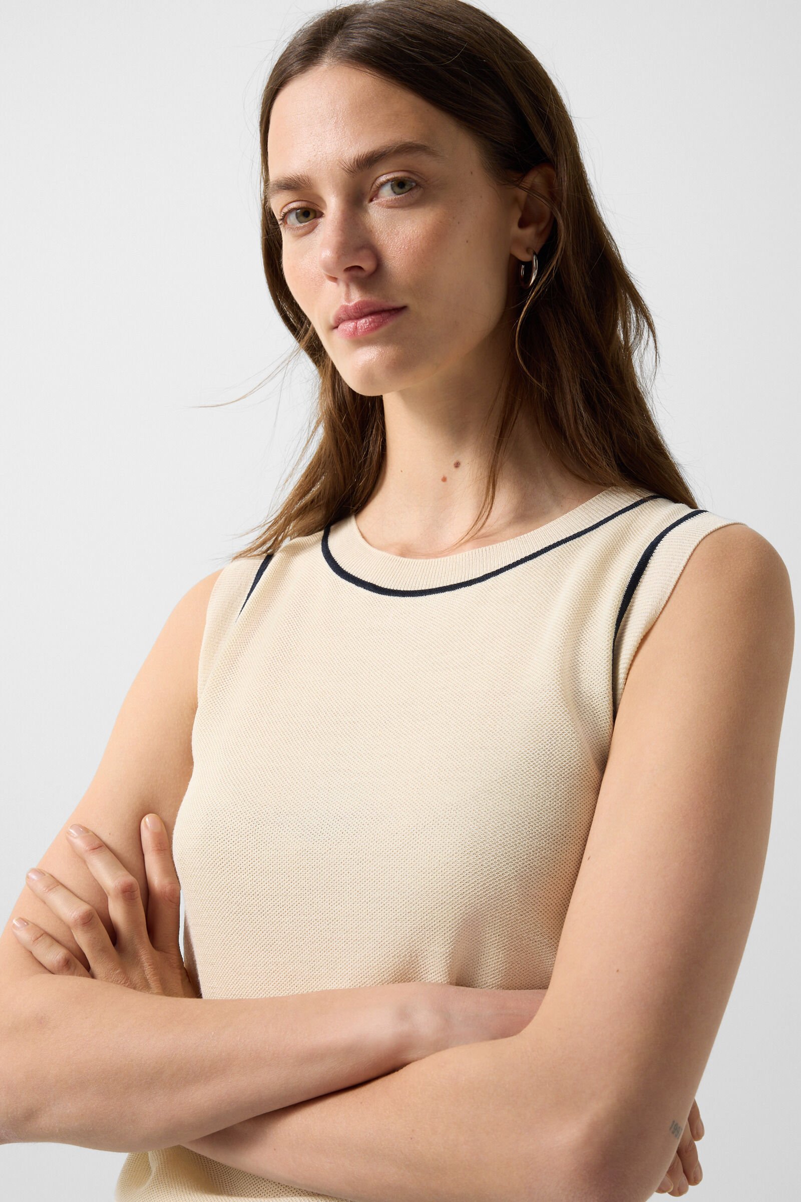 Knitted top Phia Cream