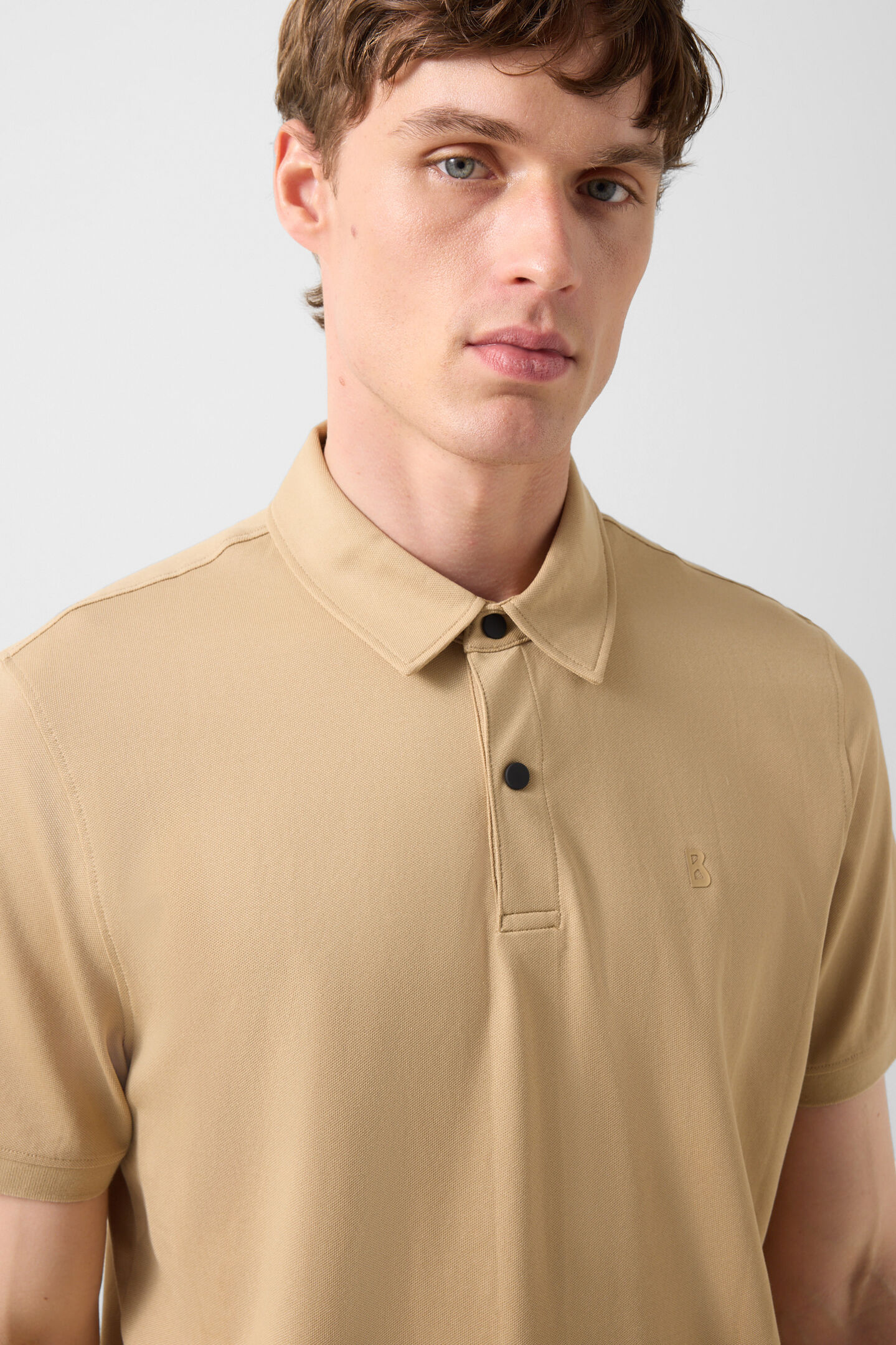 Timo polo shirt Camel 