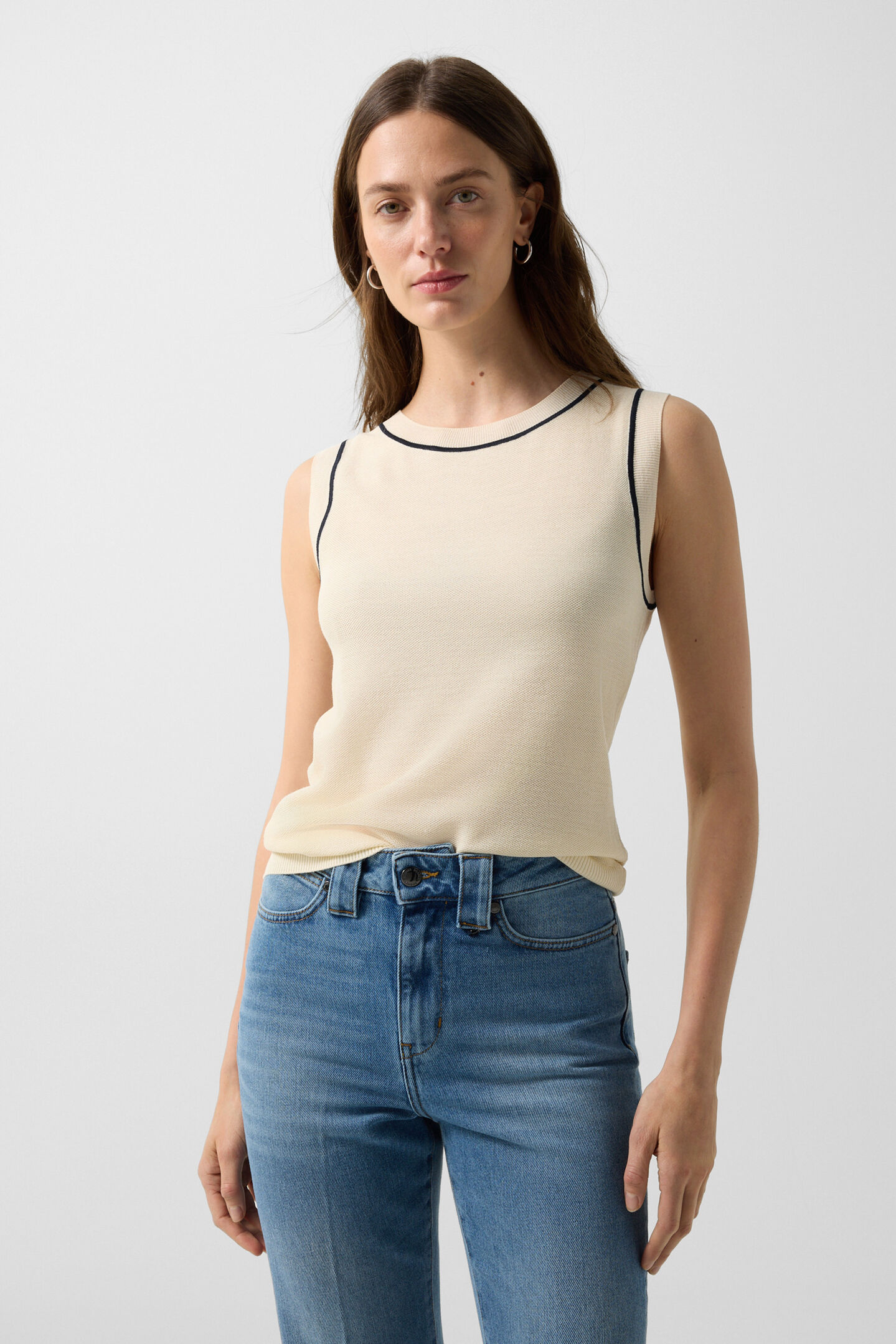 Knitted top Phia Cream