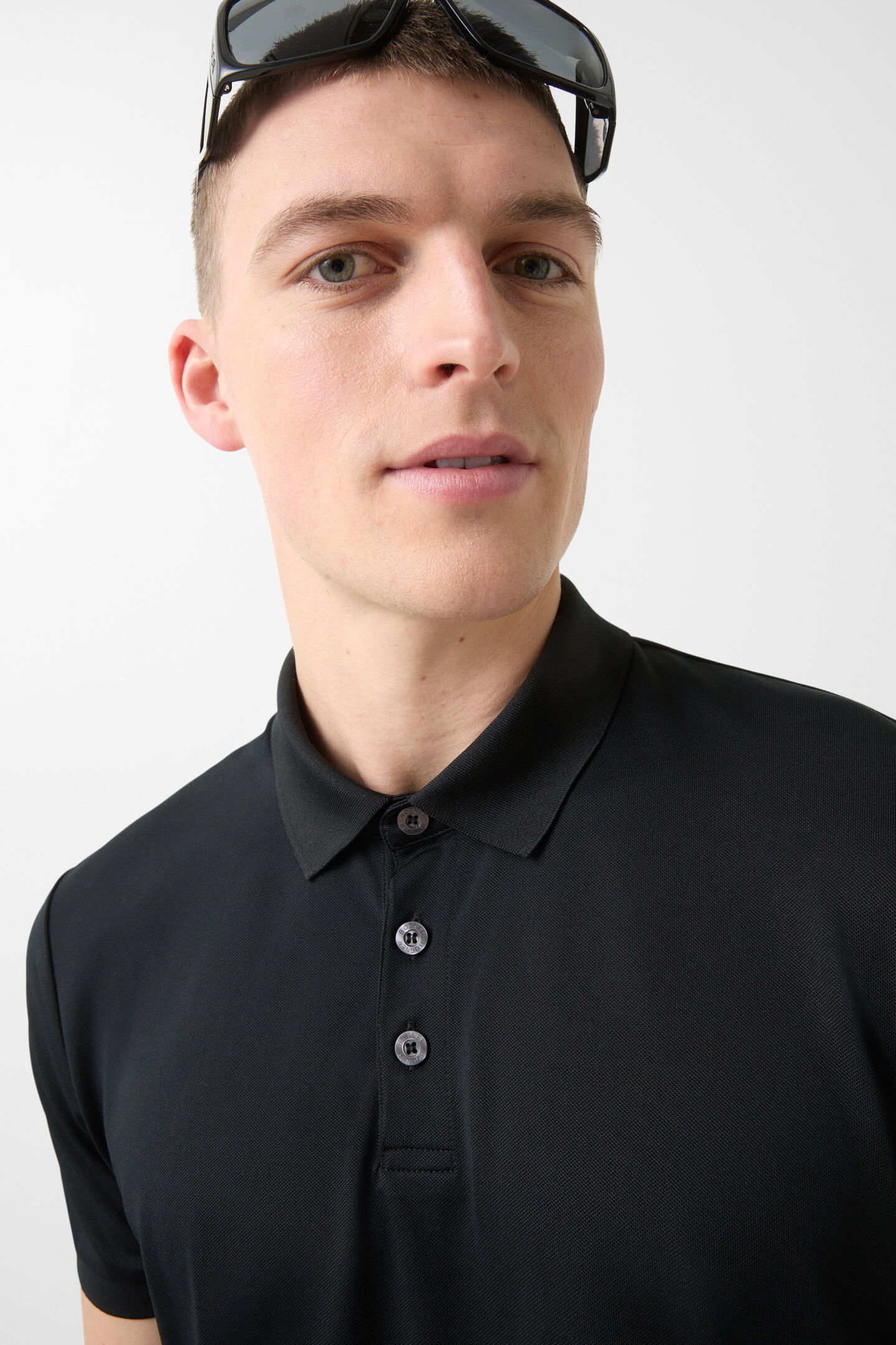 Funktions-Polo-Shirt Daniel Schwarz