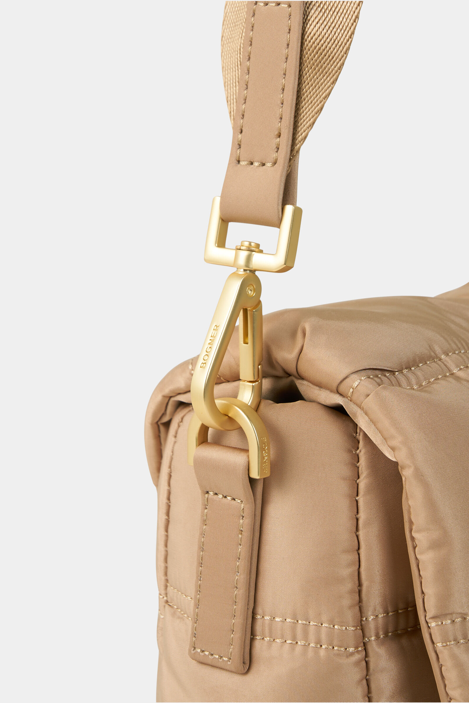 Schultertasche Wallis Tessuto Bar Beige