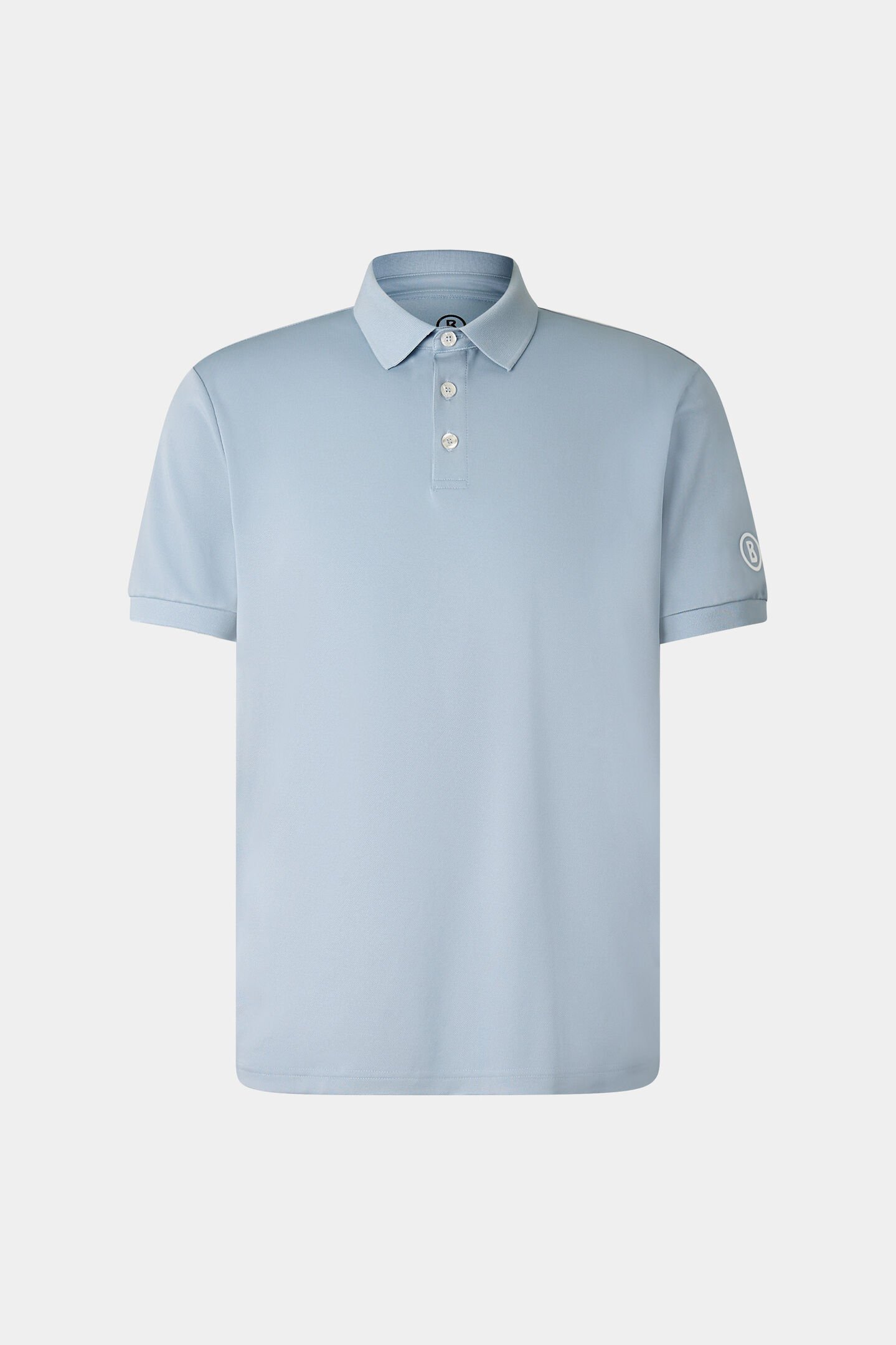 Funktions-Polo-Shirt Daniel Nebelblau