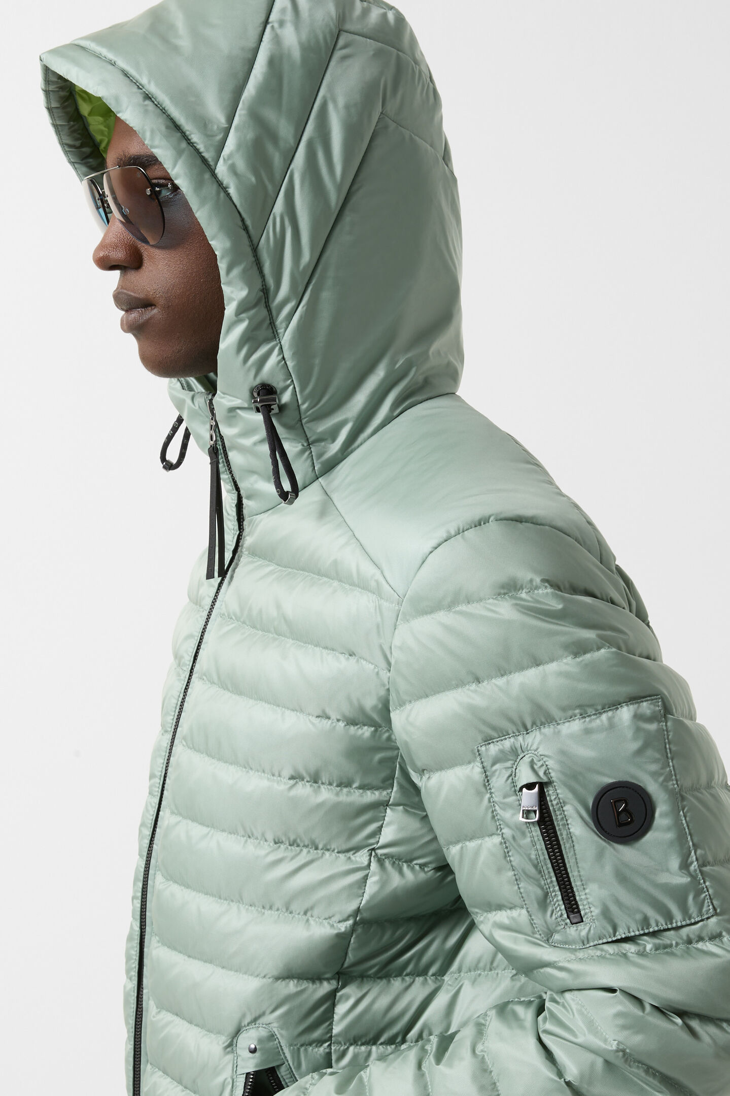 Loke Lightweight down jacket Lime green