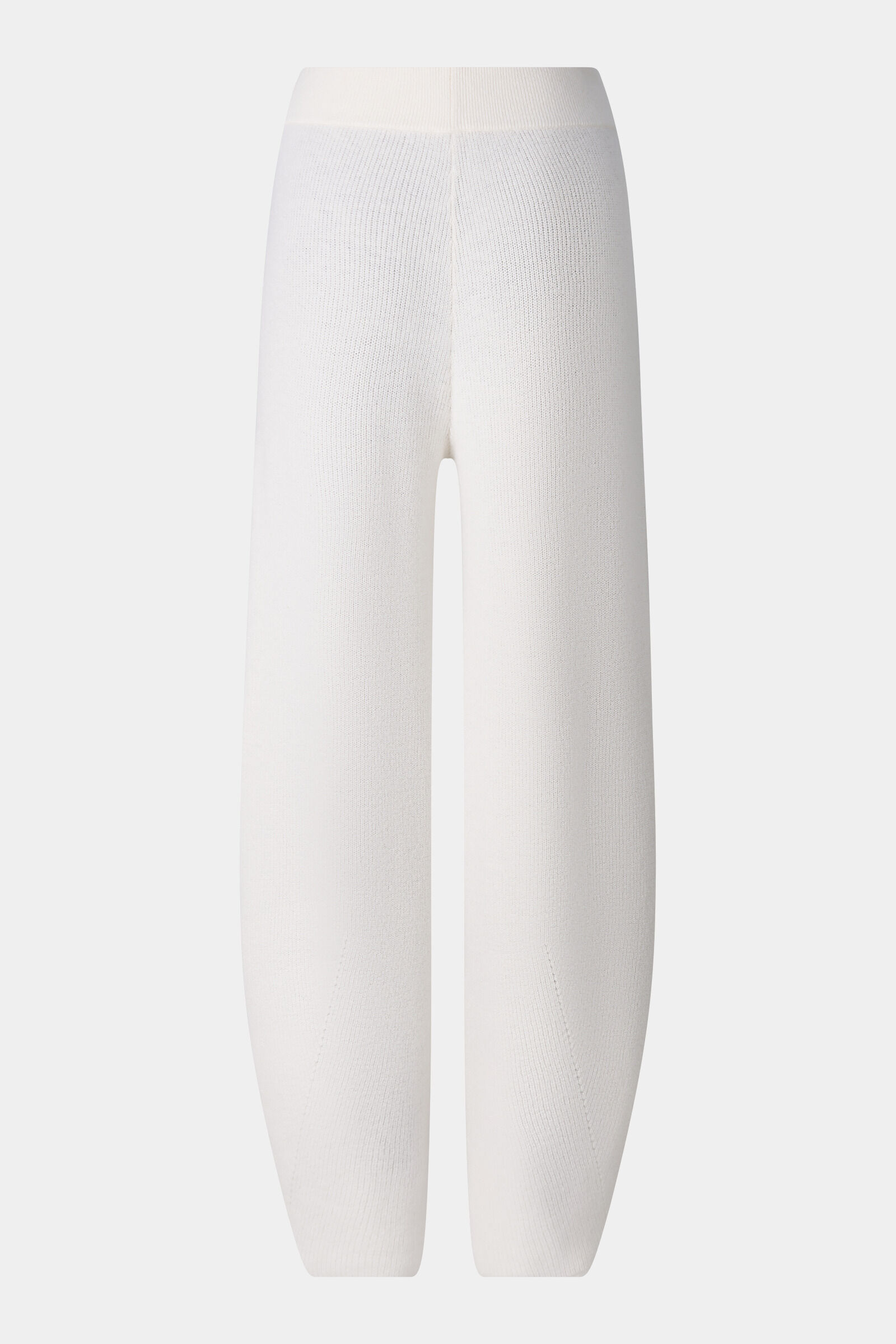 Schurwoll-Strickhose Luana Off-White
