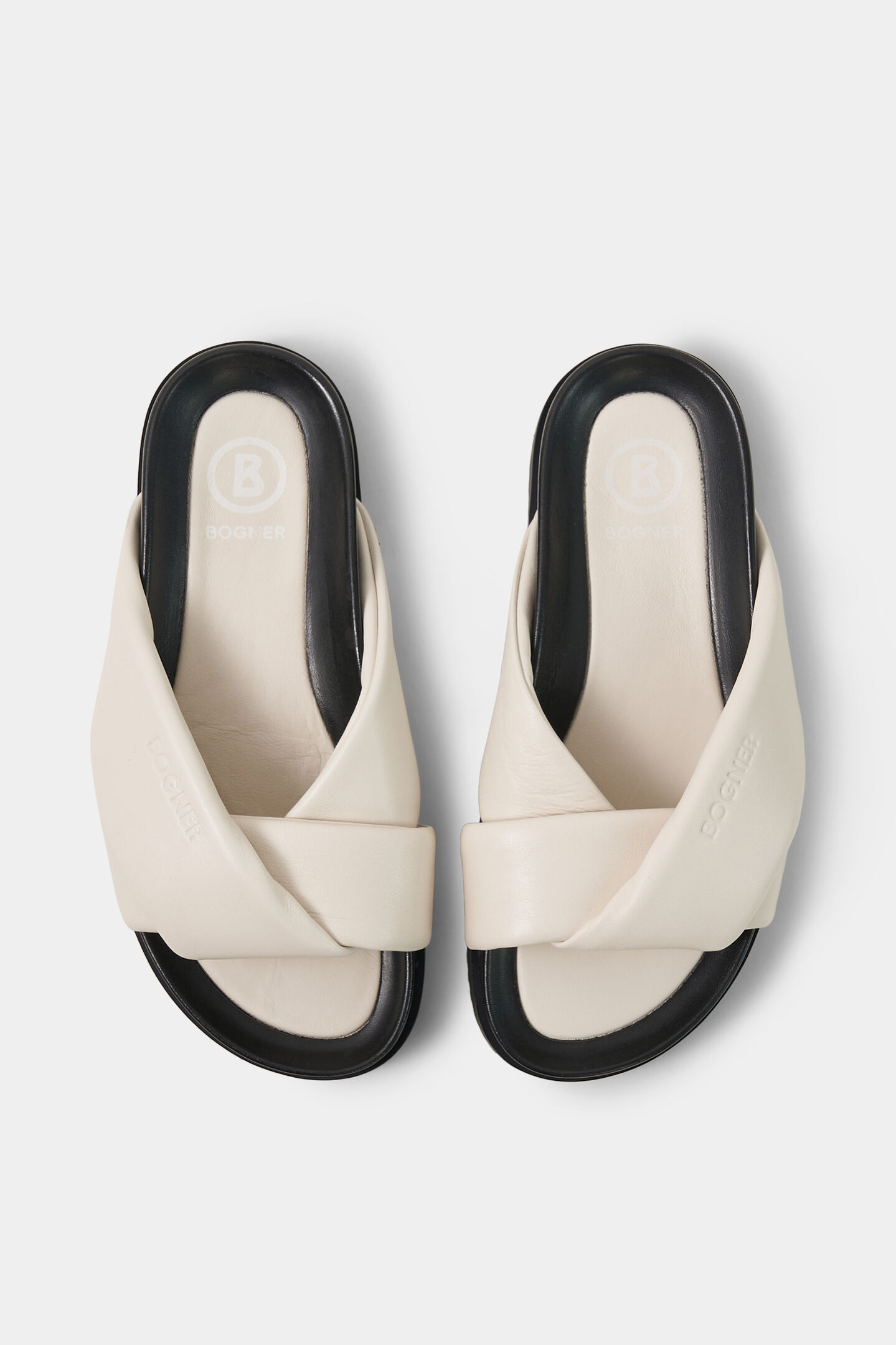 Sandalen Sirolo Creme/Schwarz