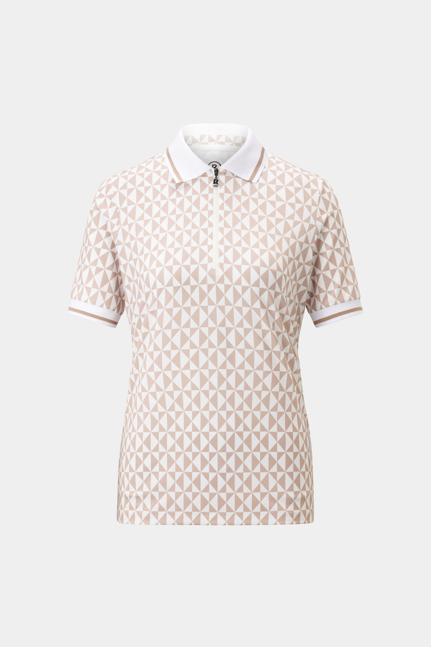 Calista functional short-sleeved top Beige/Off-White