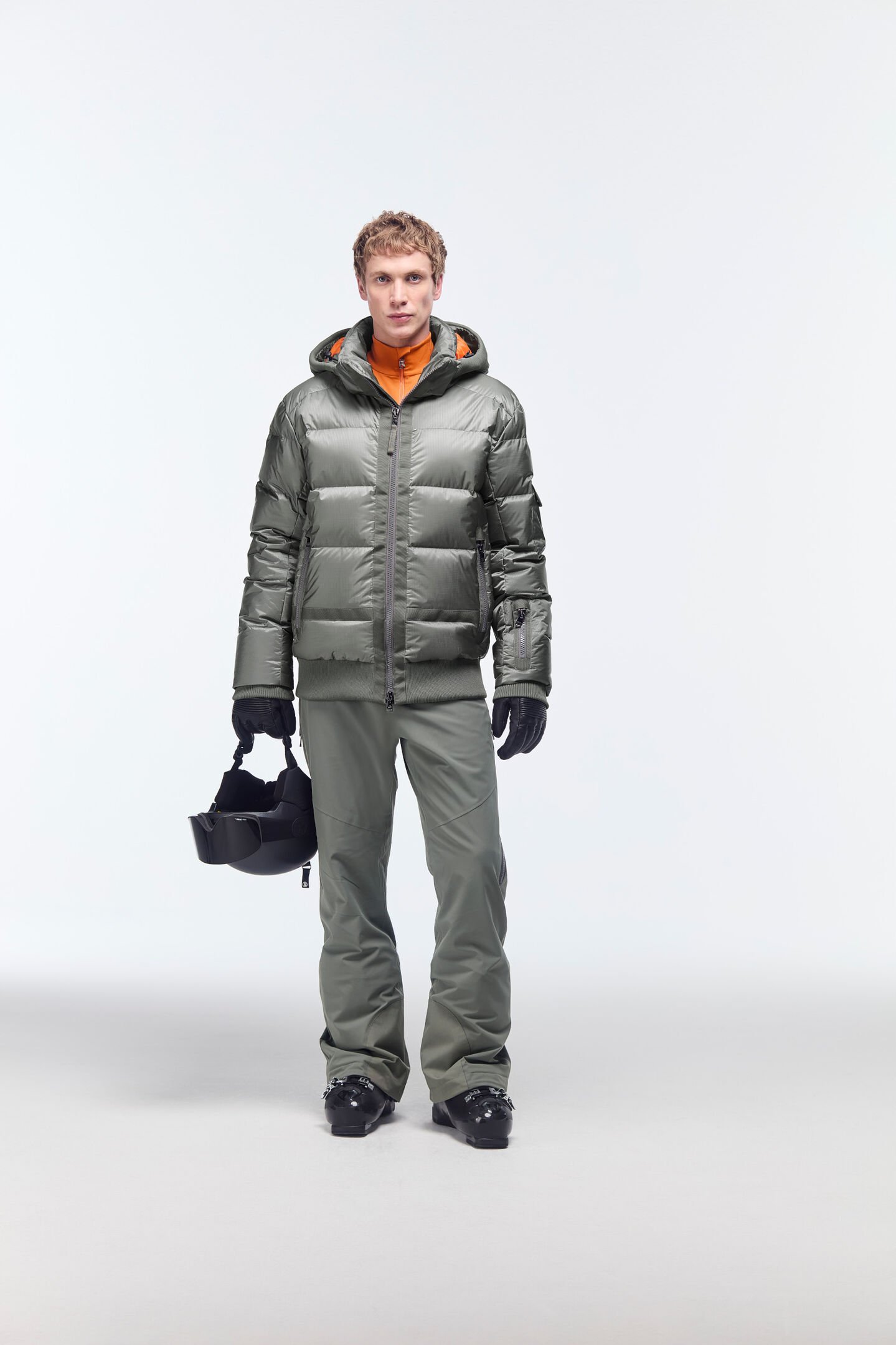 Samir down ski jacket Olive green