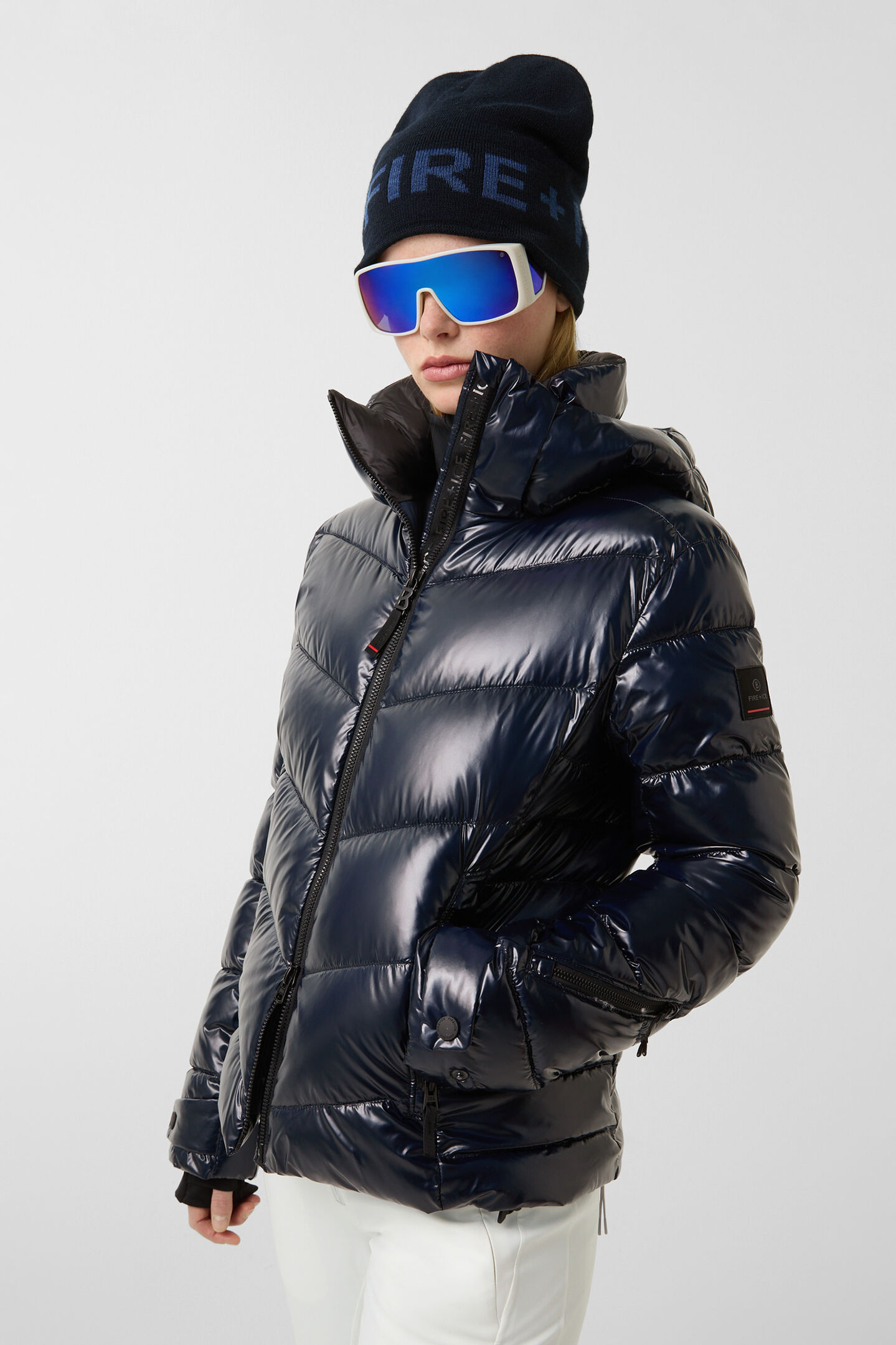 Ski-Steppjacke Saelly Navy-Blau