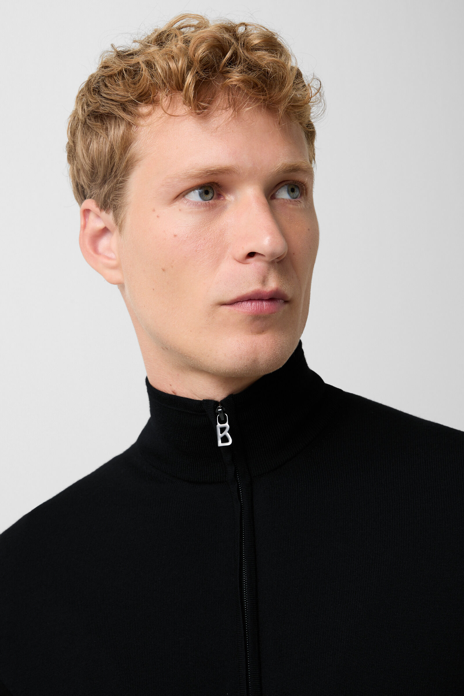 Knit jacket Oscar Black