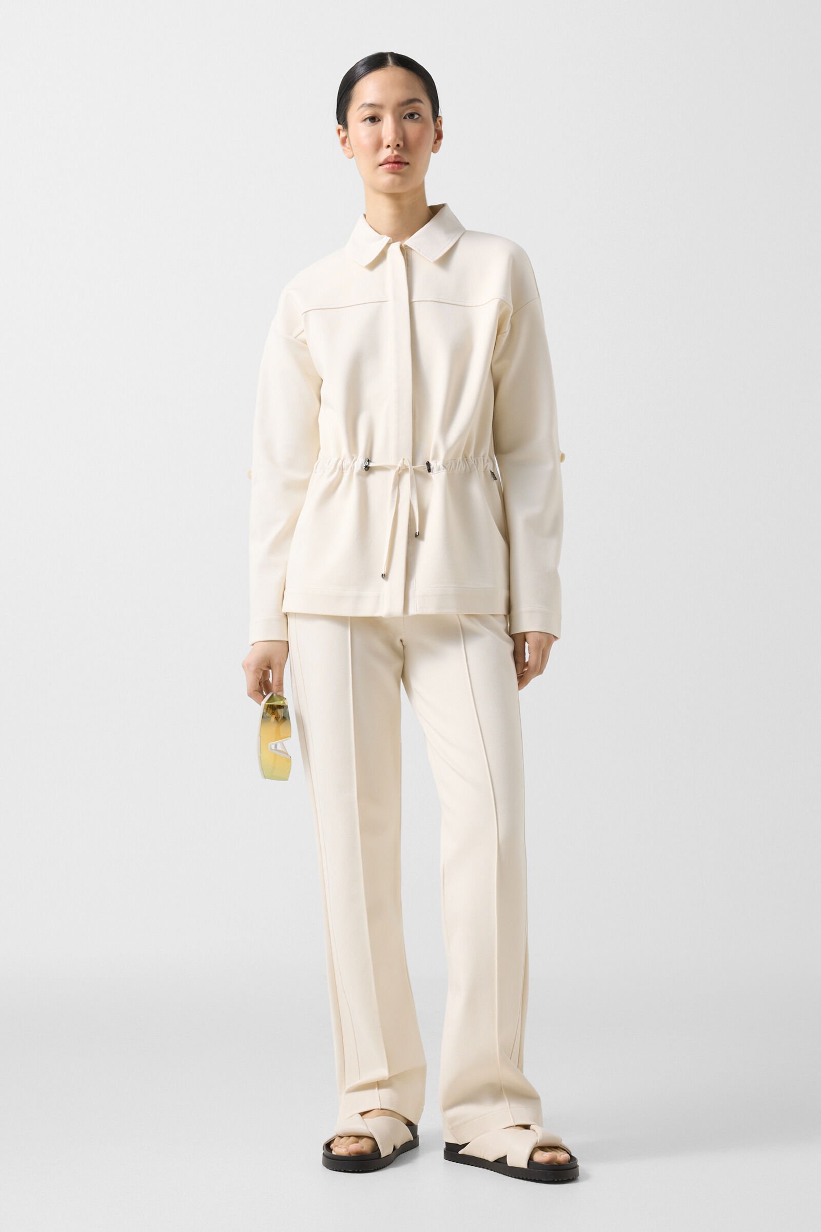 Paloma jersey jacket Cream