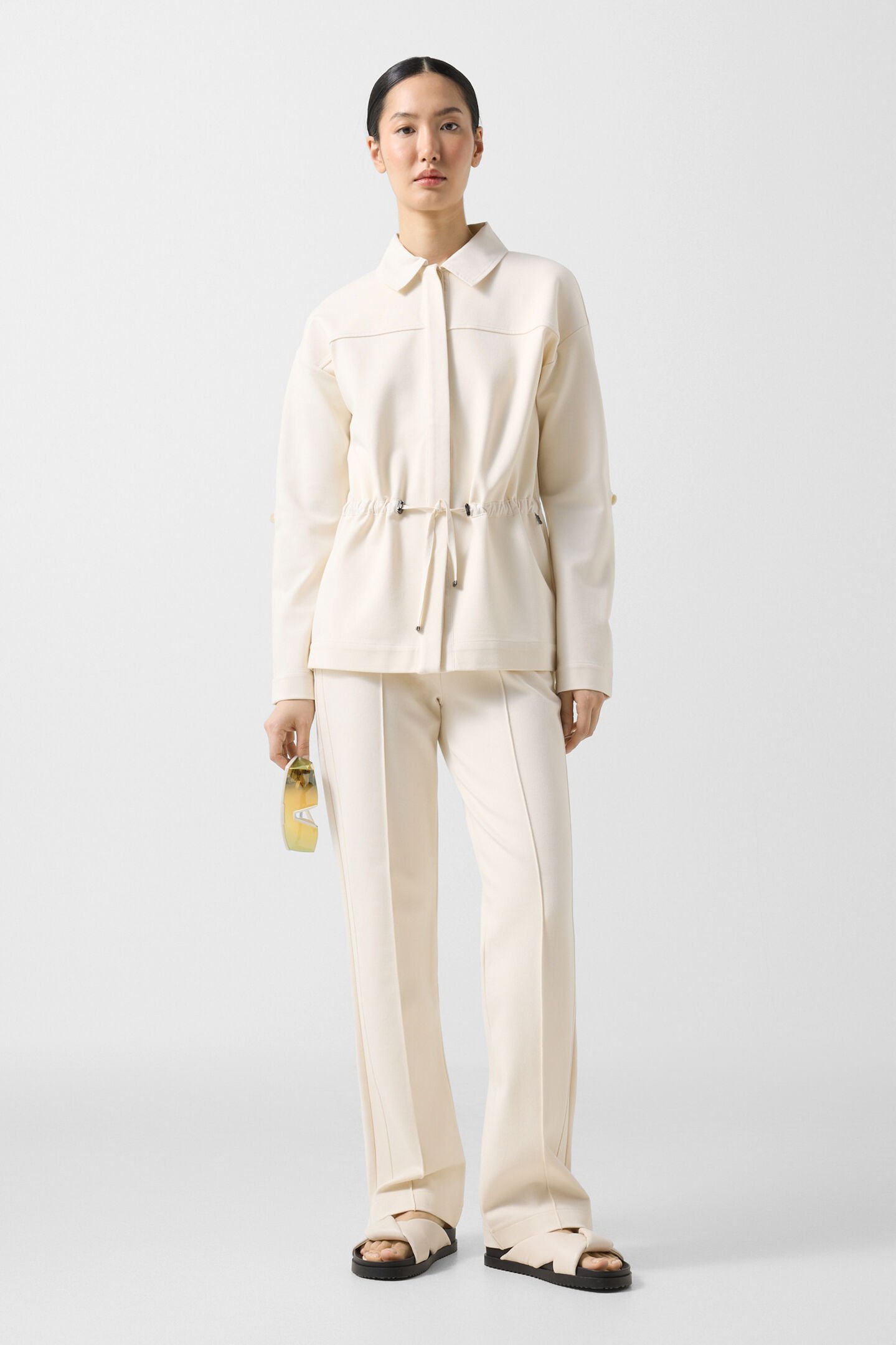 Paloma jersey jacket Cream