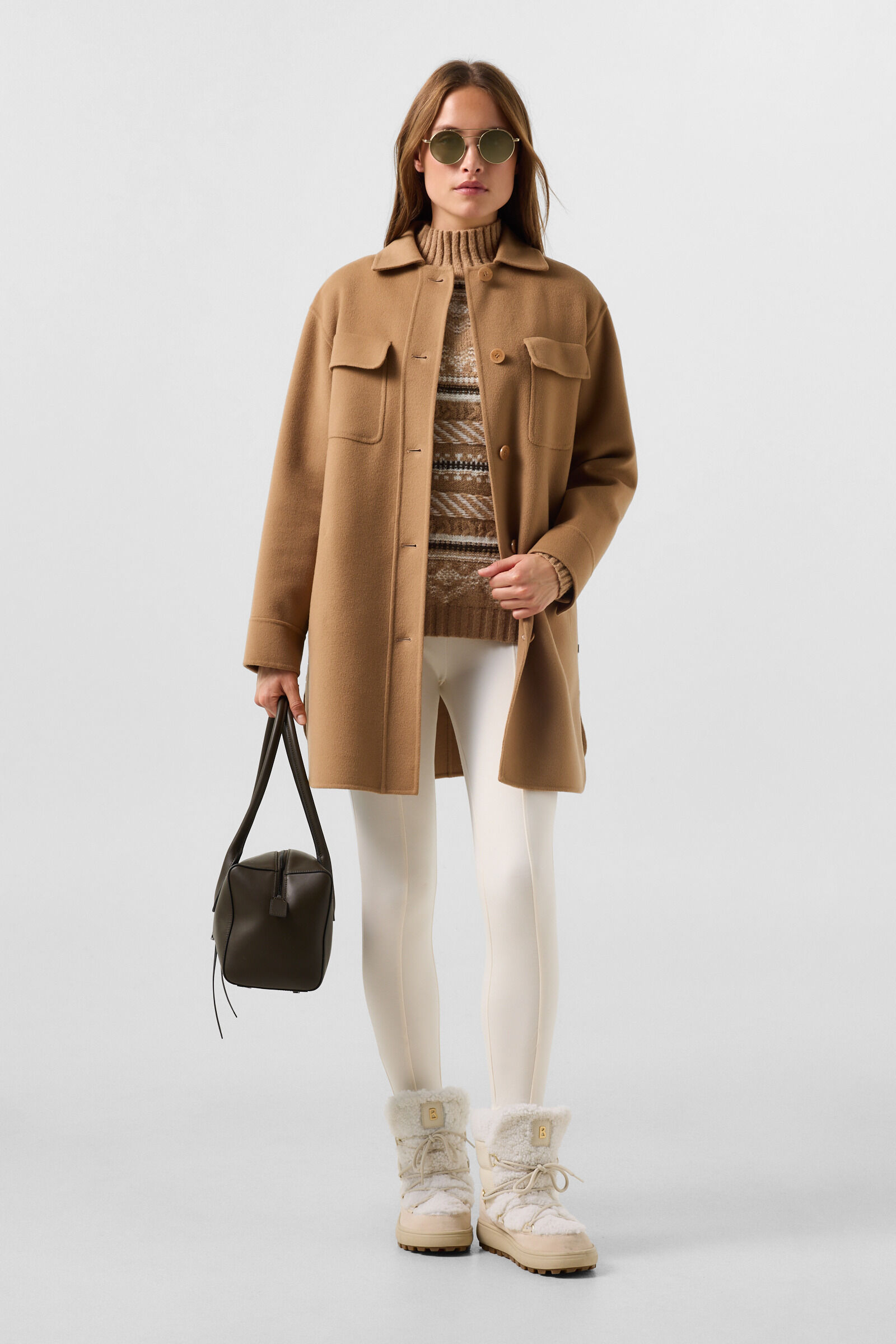 Tory double-faced Jacket Camel