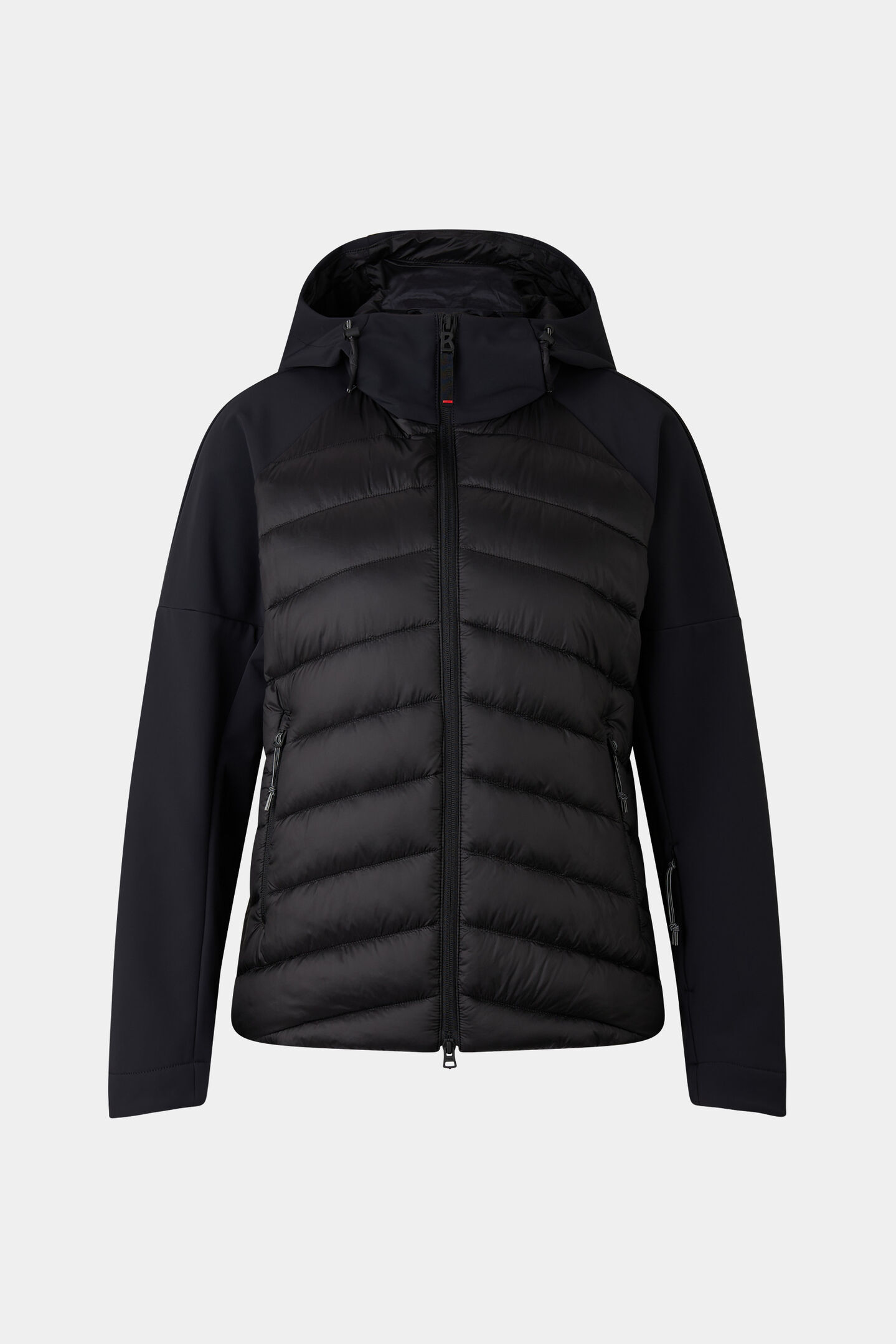 Marian softshell quilted jacket Black
