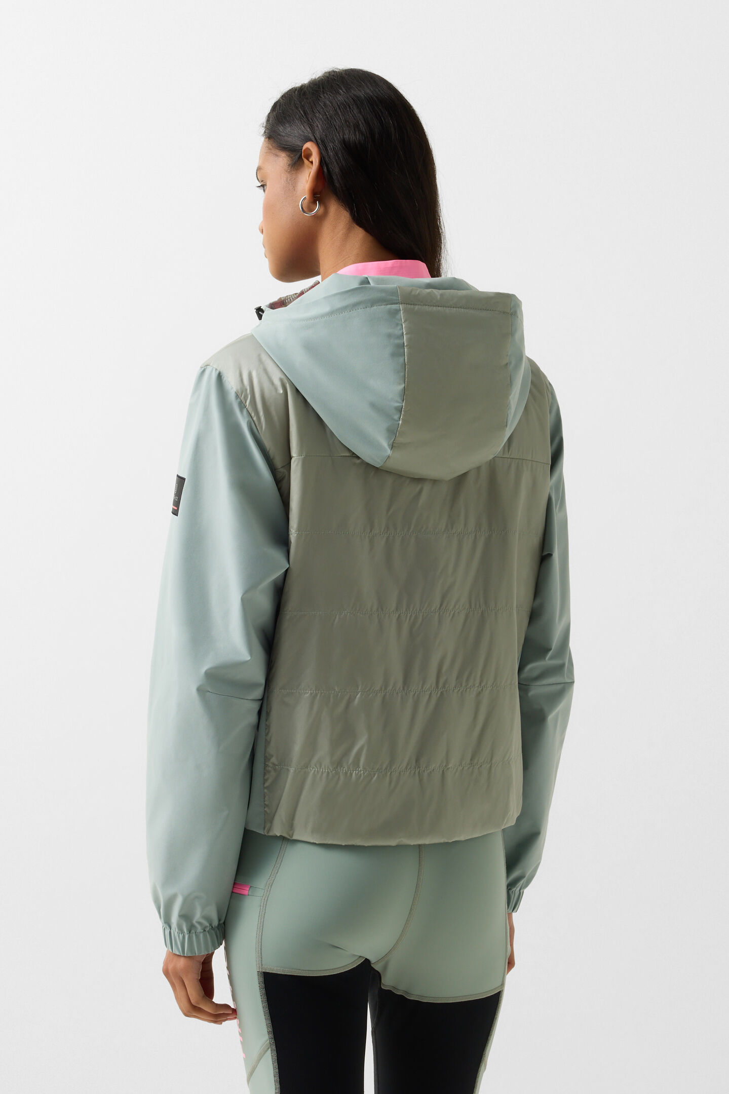 Hybrid jacket Marta Eucalyptus